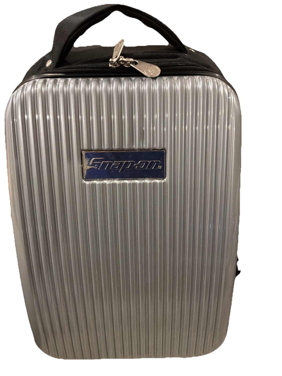 Snap-On Hard Shell Diagnostic Tool Backpack Case W/ Dividers Silver Black