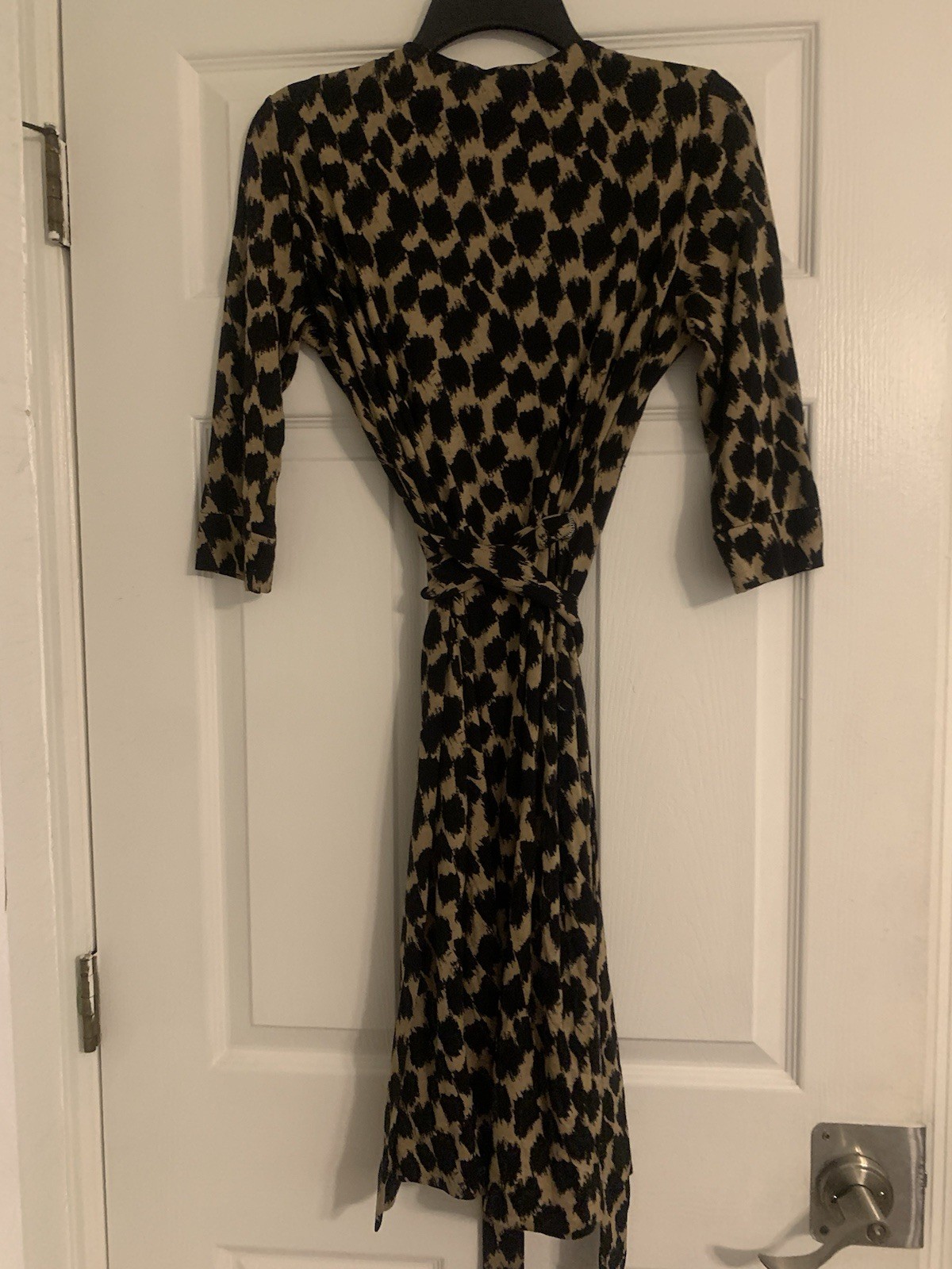 Diane Von Furstenburg Julian Two Henlow Birch Print Wrap Dress S