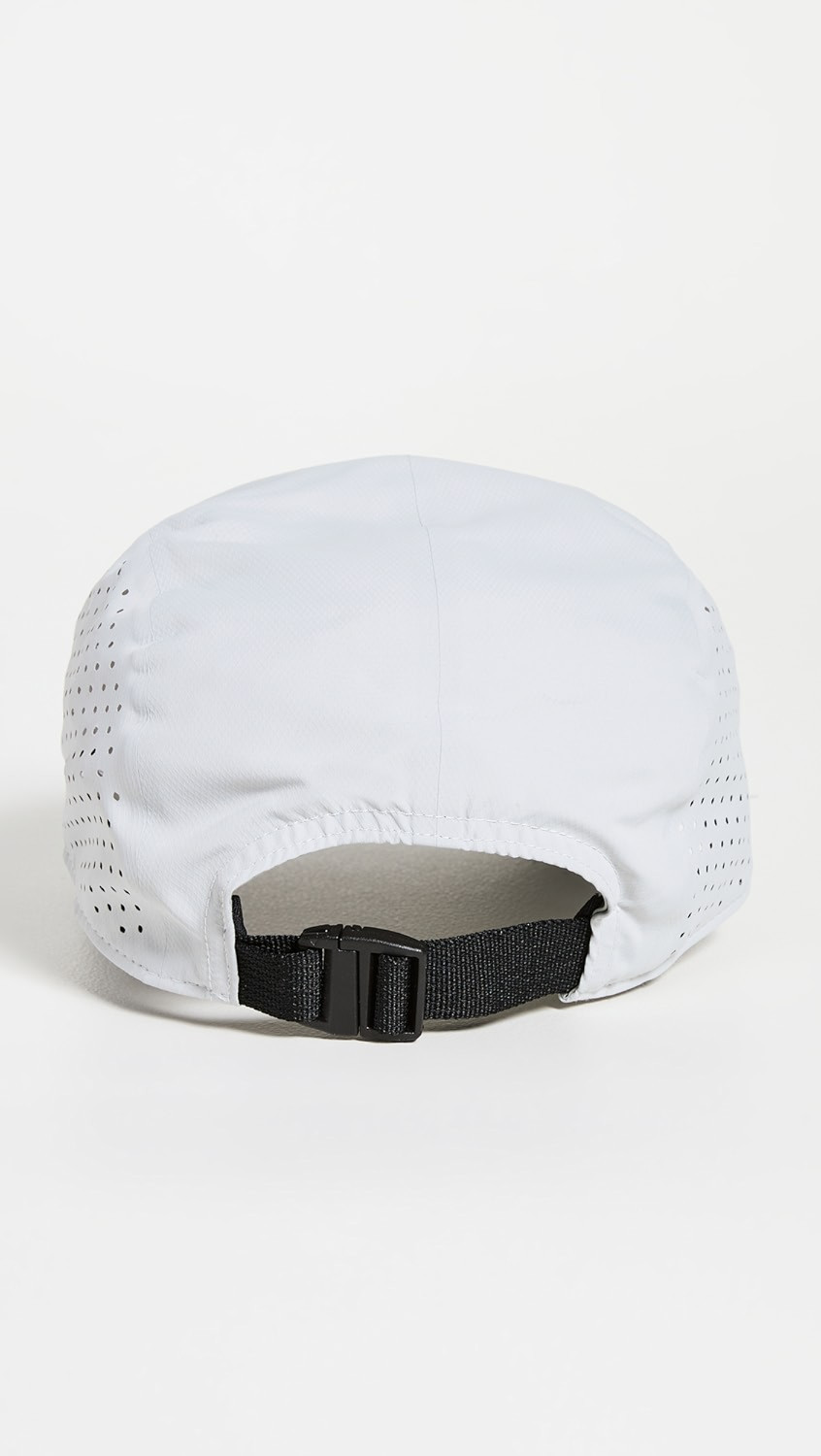 On Running Lightweight Gray Performance Wicking Cap 5-Panel Hat Adjustable NEW!