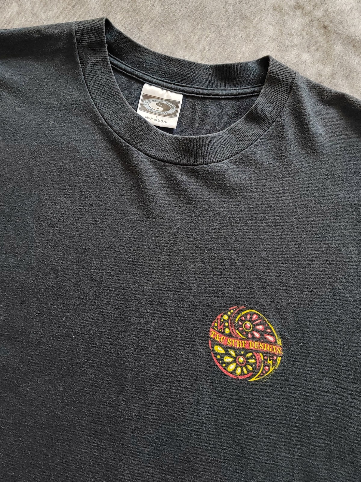 T&C Town & Country Surf Designs Men’s Vintage 90s Graphic T-shirt Size Large/XL