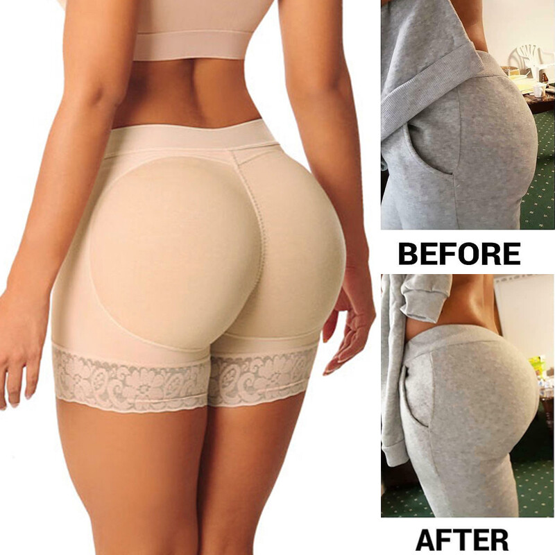 BUTT LIFTER HIP ENHANCER SHAPER GIRDLE GIRLSHORT UNDERWEAR PANTIES WITH PADDED
