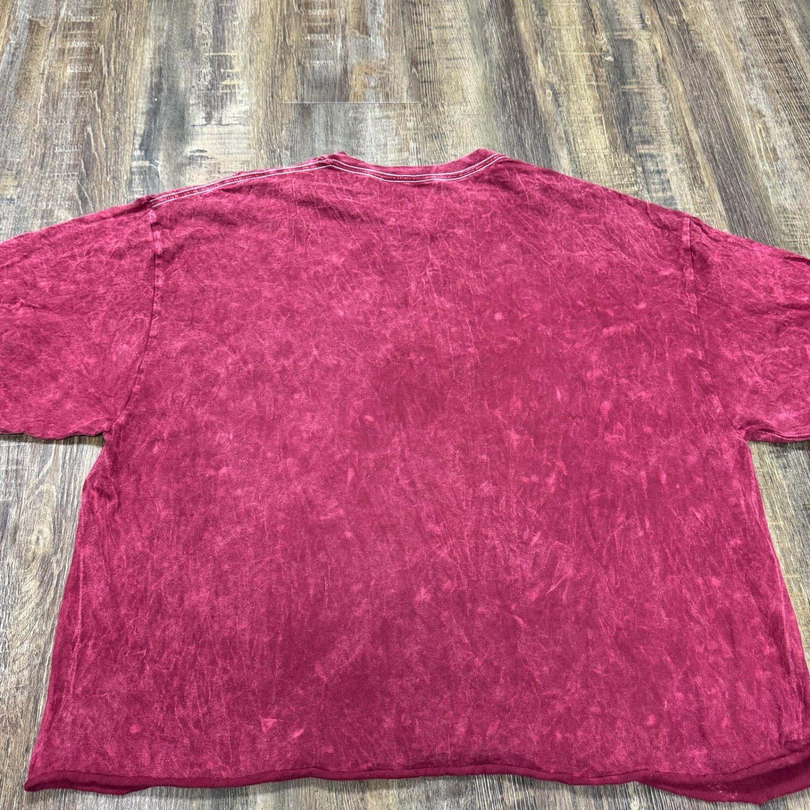 Nickelodeon Spongebob Squarepants Graphic T Shirt XL Red crop top Crew Neck