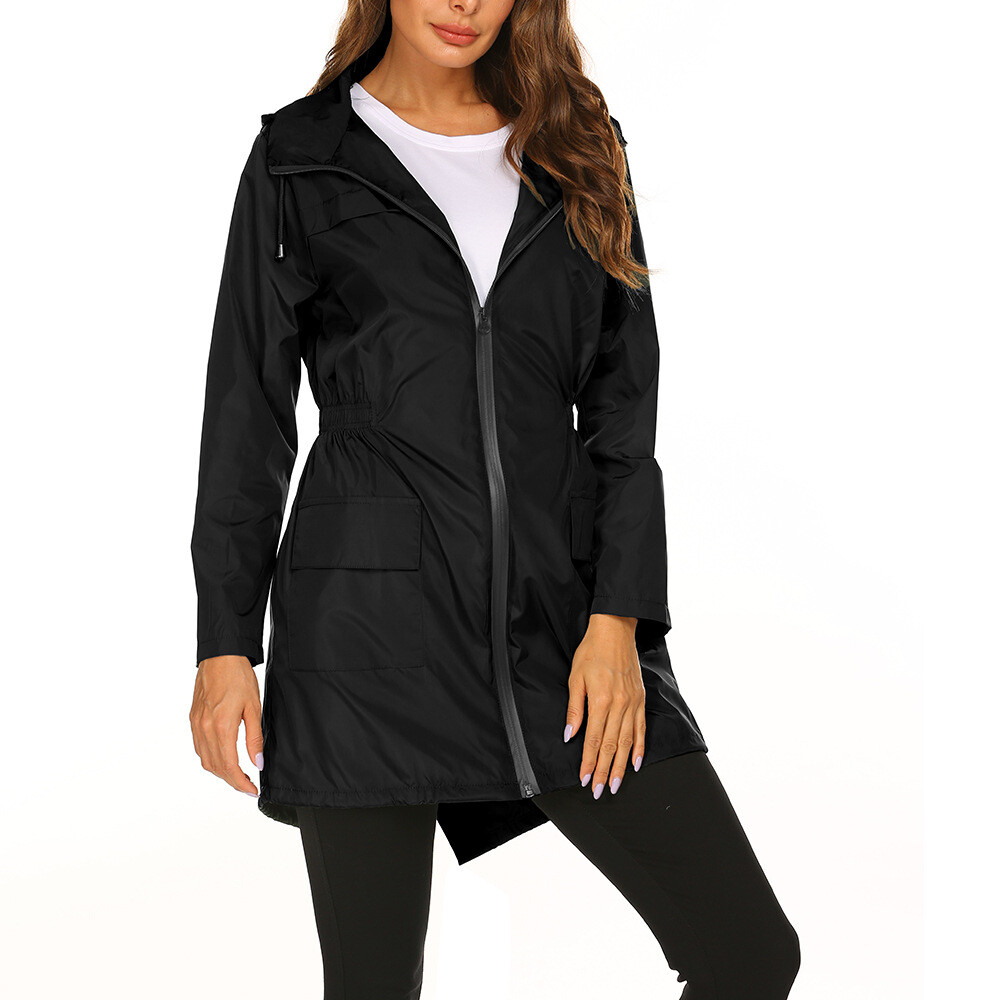 Waterproof Light Raincoat Hooded Windbreaker Mountaineering Jacket Women’S Jacke