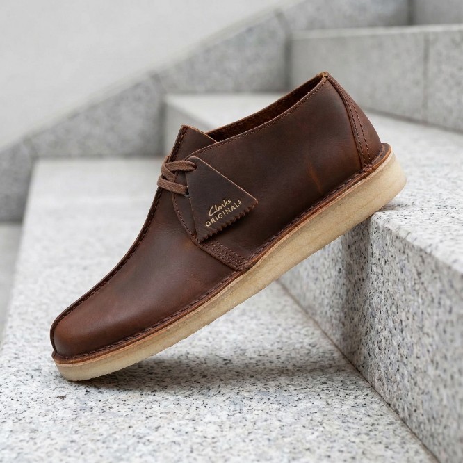 Clarks Desert Trek Beeswax Leather 78475-55487 Men’s New