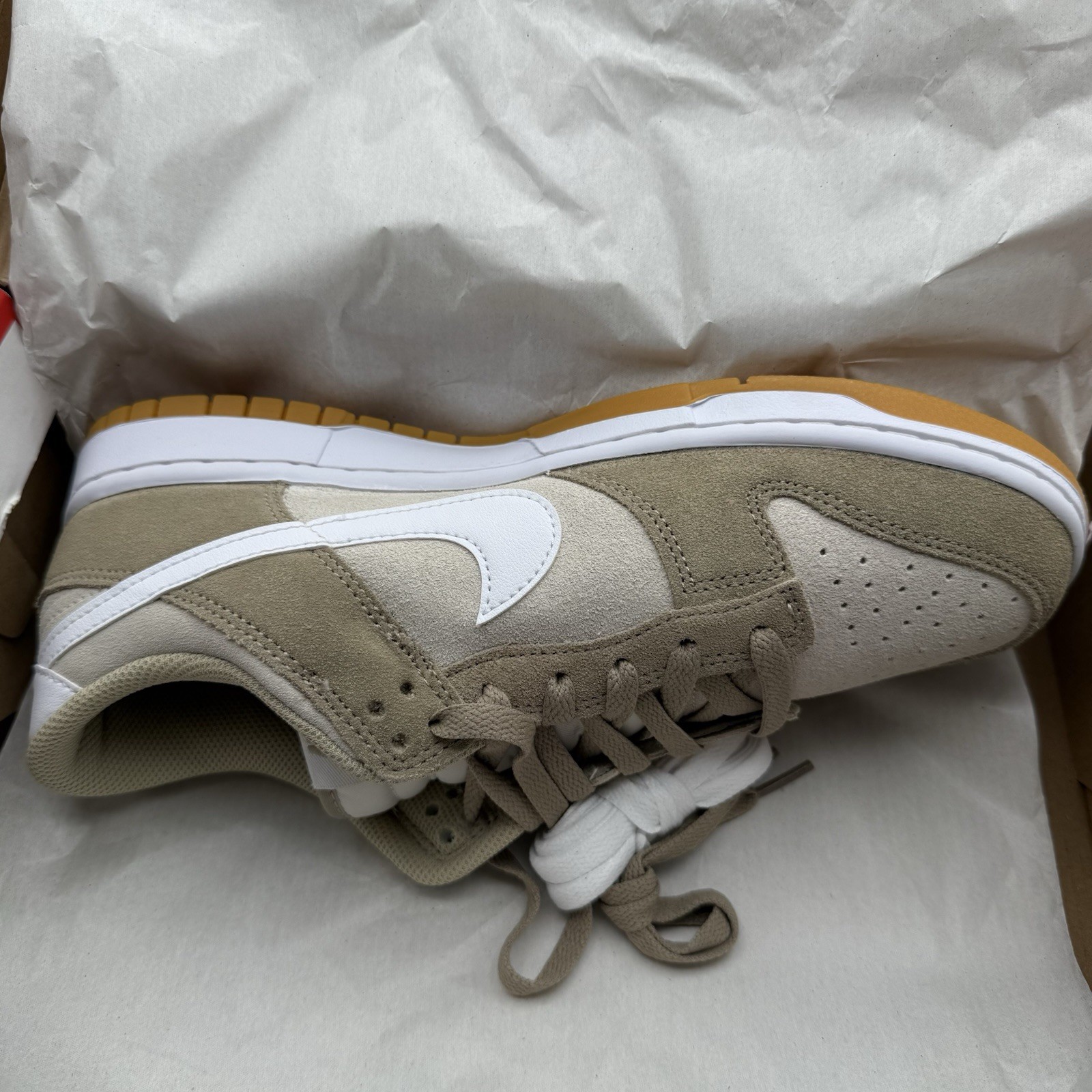 Nike Dunk Low SE Light Orewood Gum HQ1931-100 Mens Shoes New