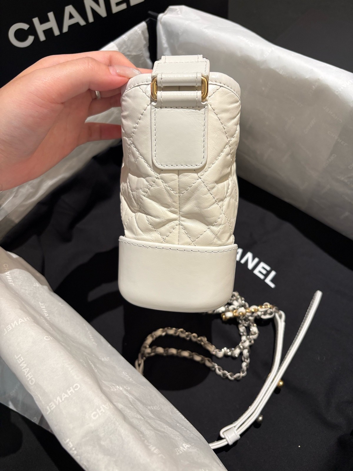 Chanel Pre-Owned Authentic Hobo Bag 20*15*8cm Free Tracked Shipping