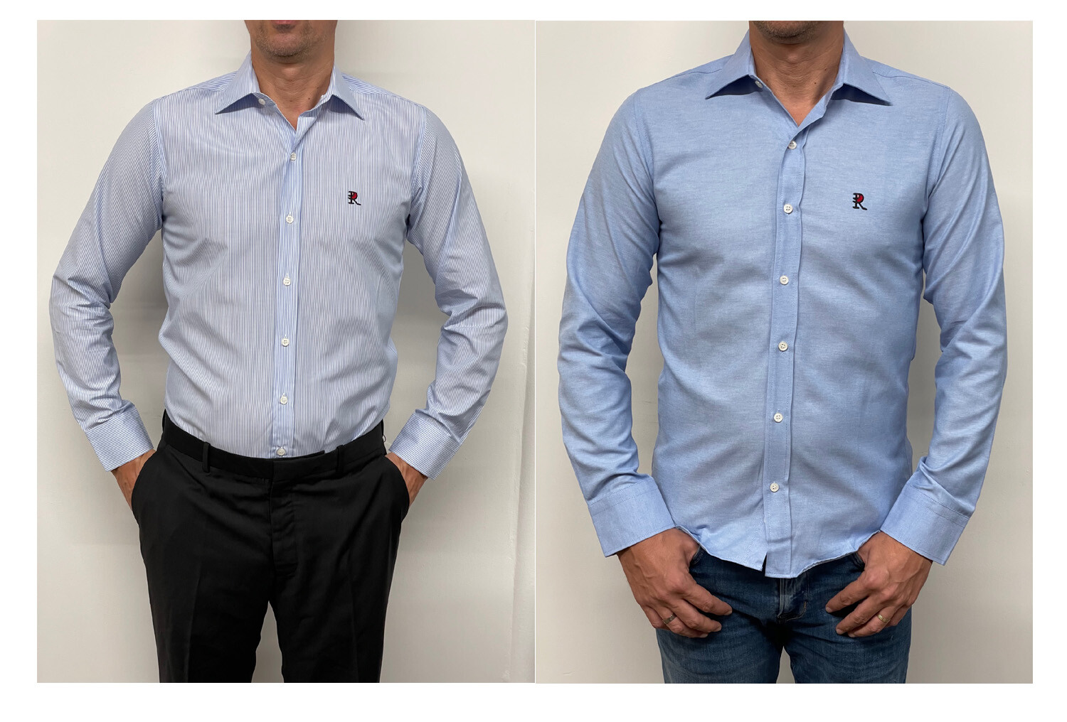 New ROYAL CULT Men Custom Fit Long Sleeve Casual Office Dress Shirt S M L XL XXL
