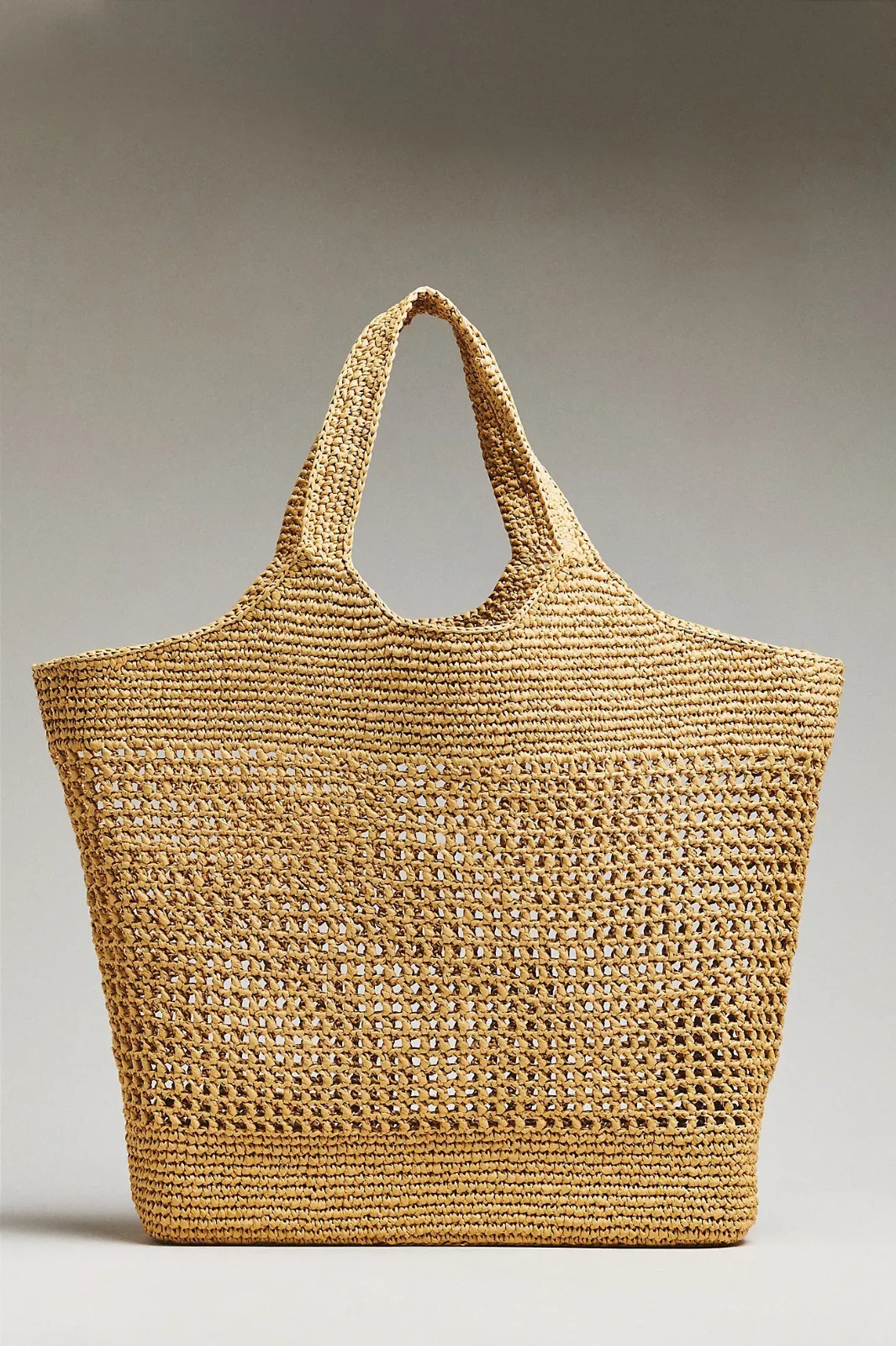 Anthropologie-Woven Slouchy Tote Bag