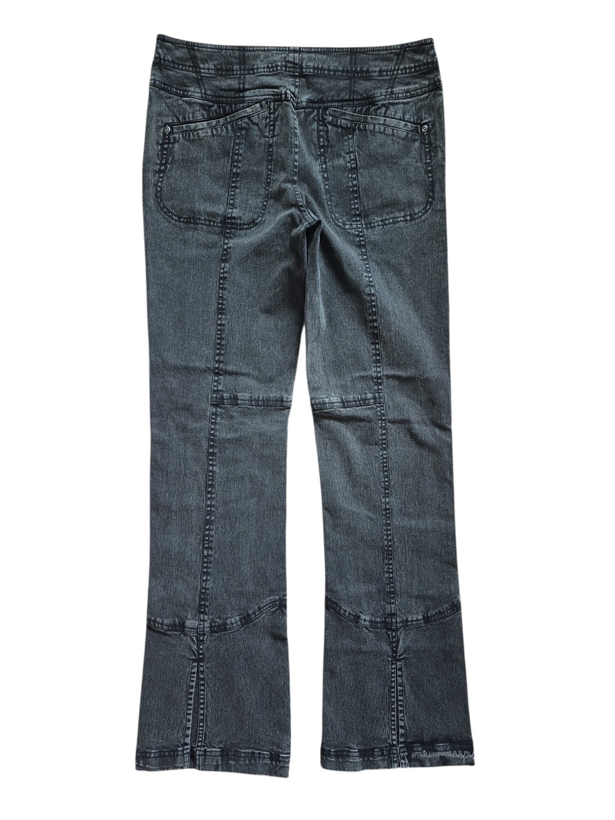 Free People We The Free Ash Moto Slit Flare Jeans Size 10 31×33