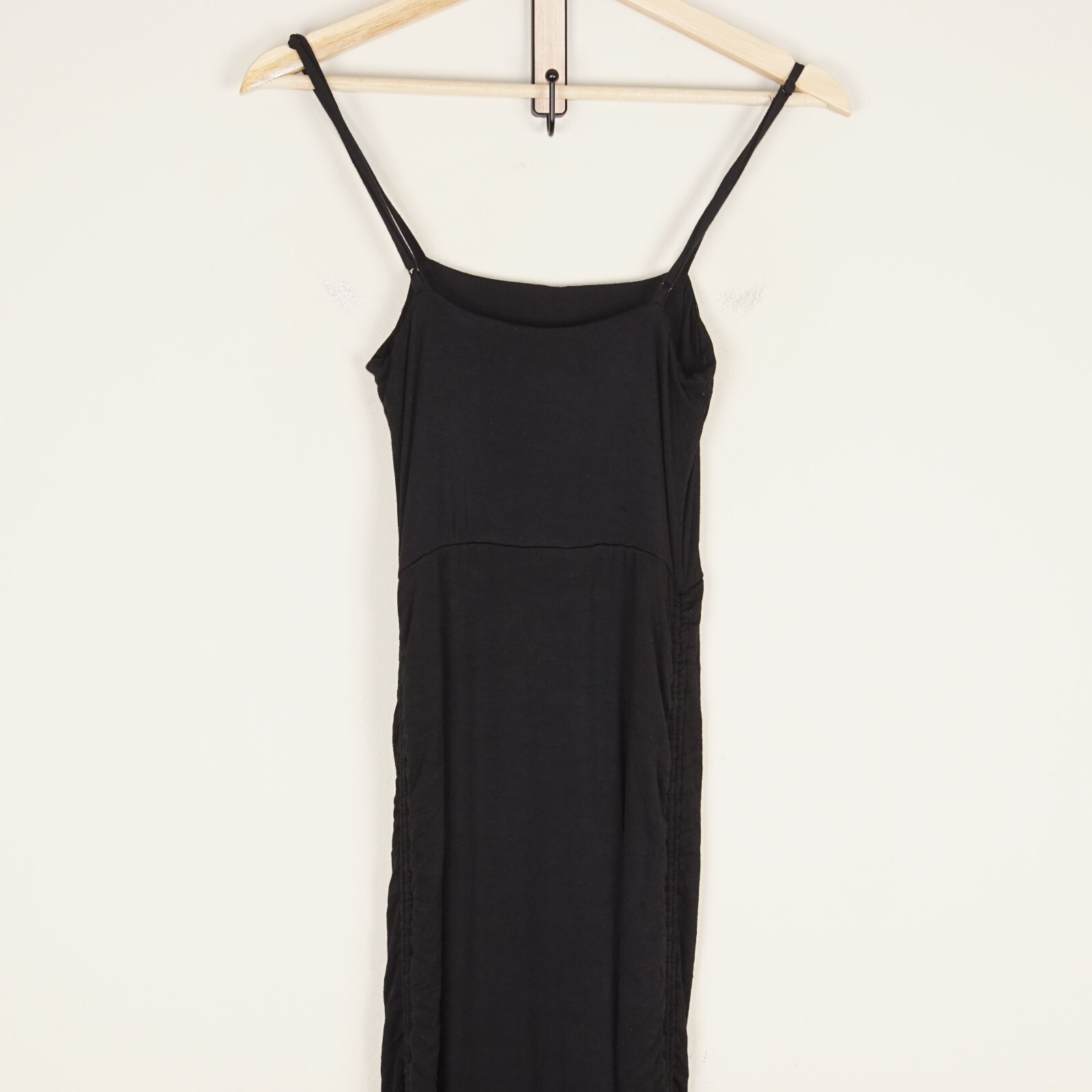 Lovers + Friends Black Ruched Spaghetti Strap Convertible Dress Womens Sz XS