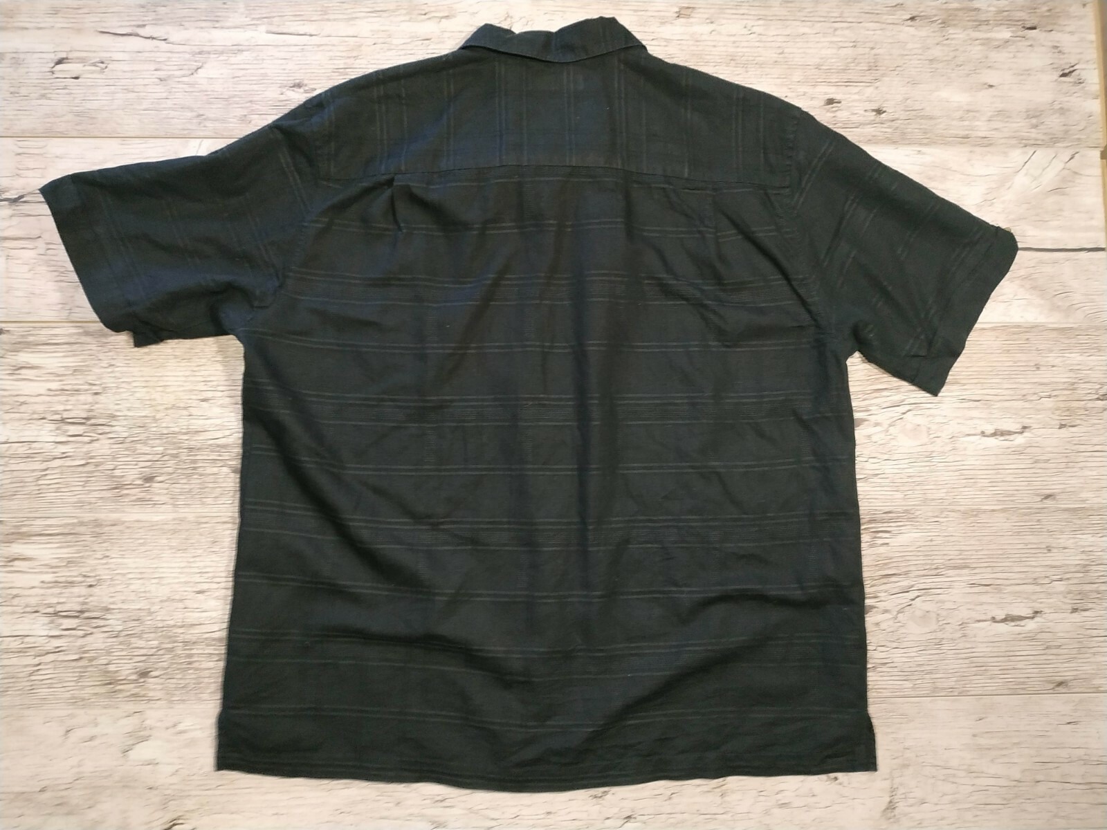 Cubavera Mens Shirt Button Up Short Sleeve Linen Blend Size XL