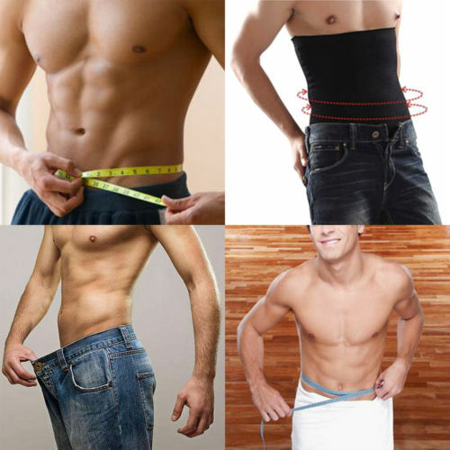 Men Seamless Thermo Tummy Control Belt Body Shaper Girdle Slimming Waist Trainer