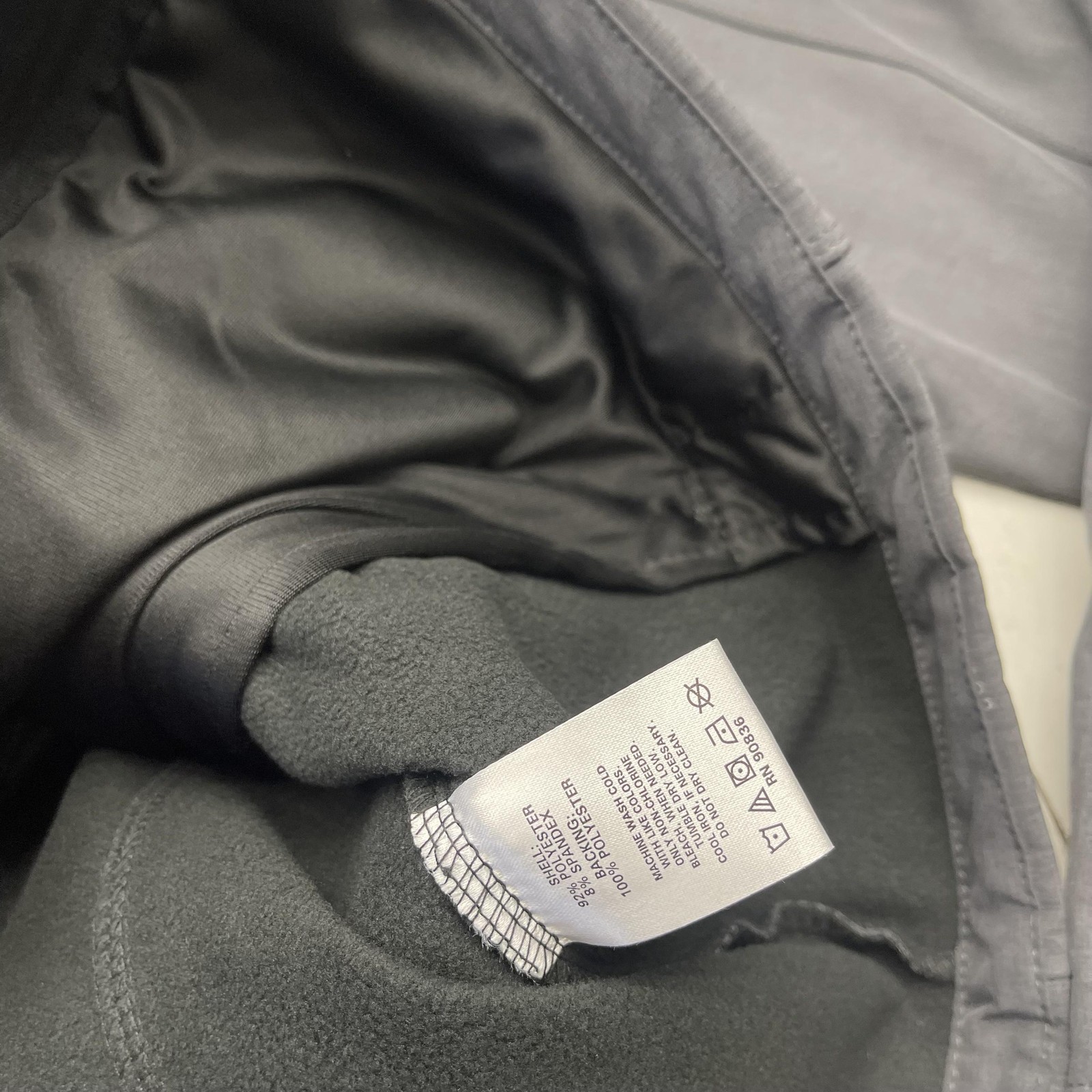 Port Authority Jacket Womens XL Gray Soft Shell Full Zip Fleece Lined Casual