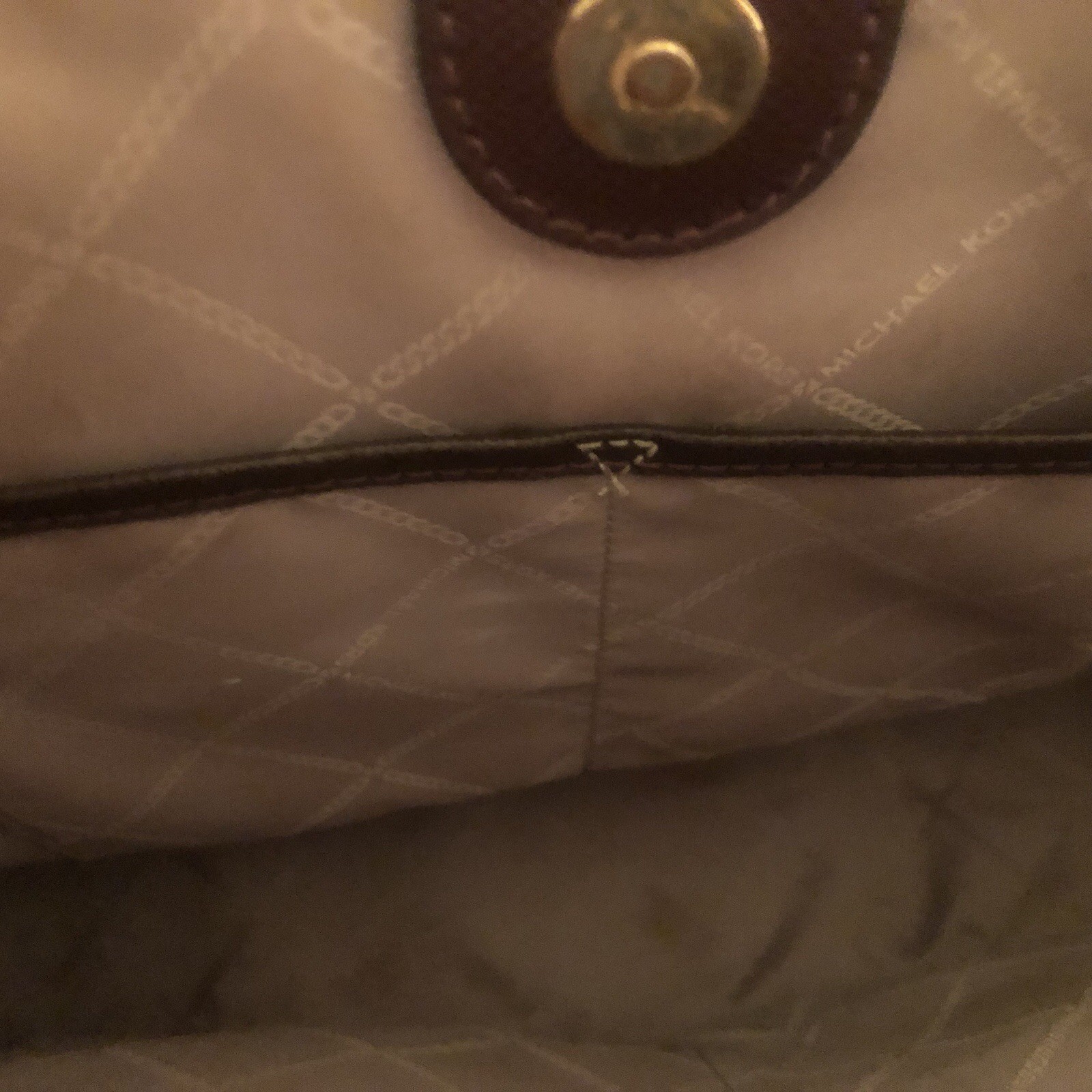 Michael Kors Large Jet Set Tote Dark Brown Saffiano Cross Grain Leather