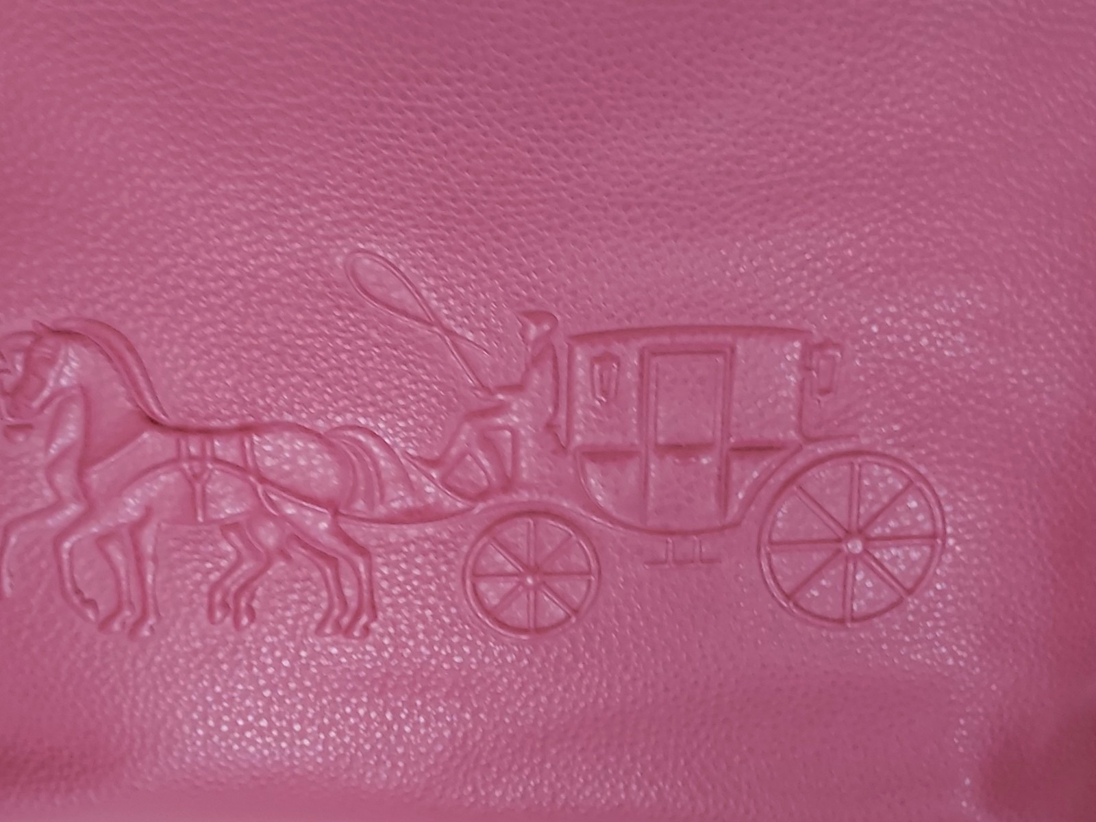COACH Leather ANDY TOTE/Shoulder Bag w/Horse & Carriage Logo~Raspberry/Wine