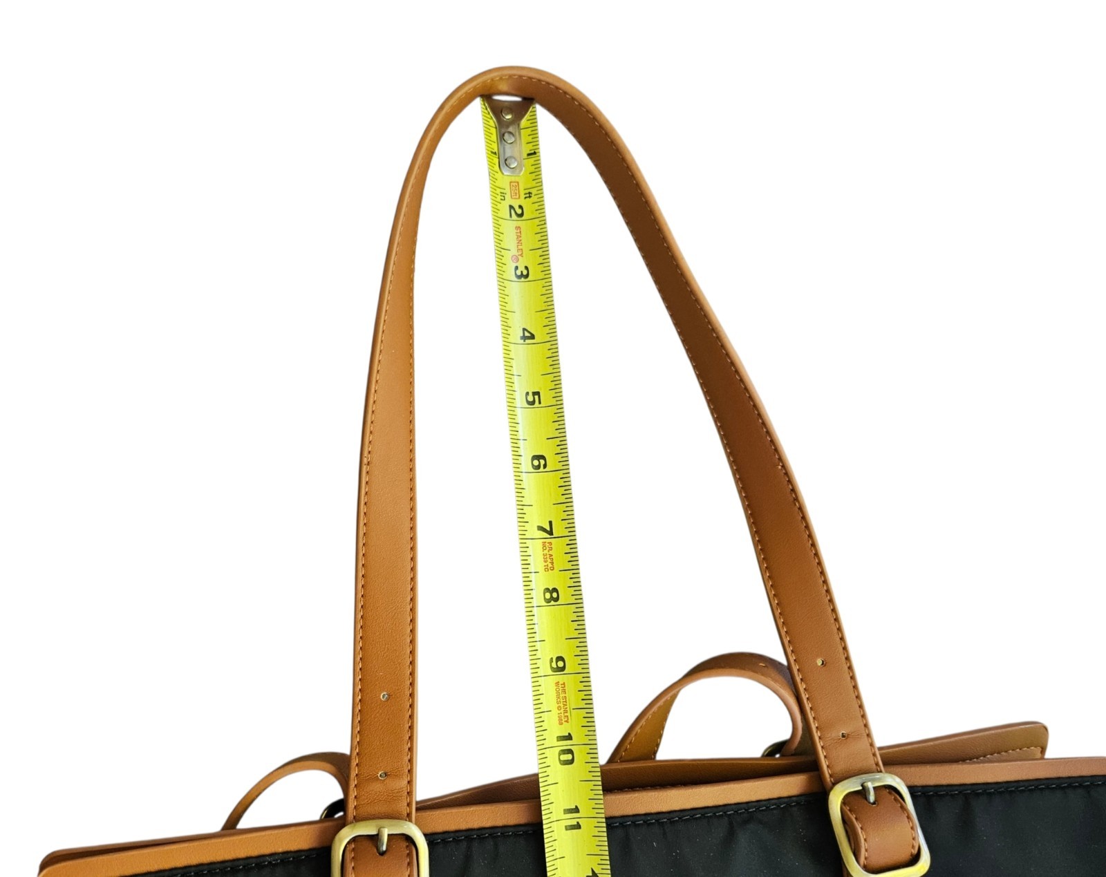ECOSUSI Briefcase / Messenger Bag / Soft Side Poly/Vegan Leather Trim/ Satchel