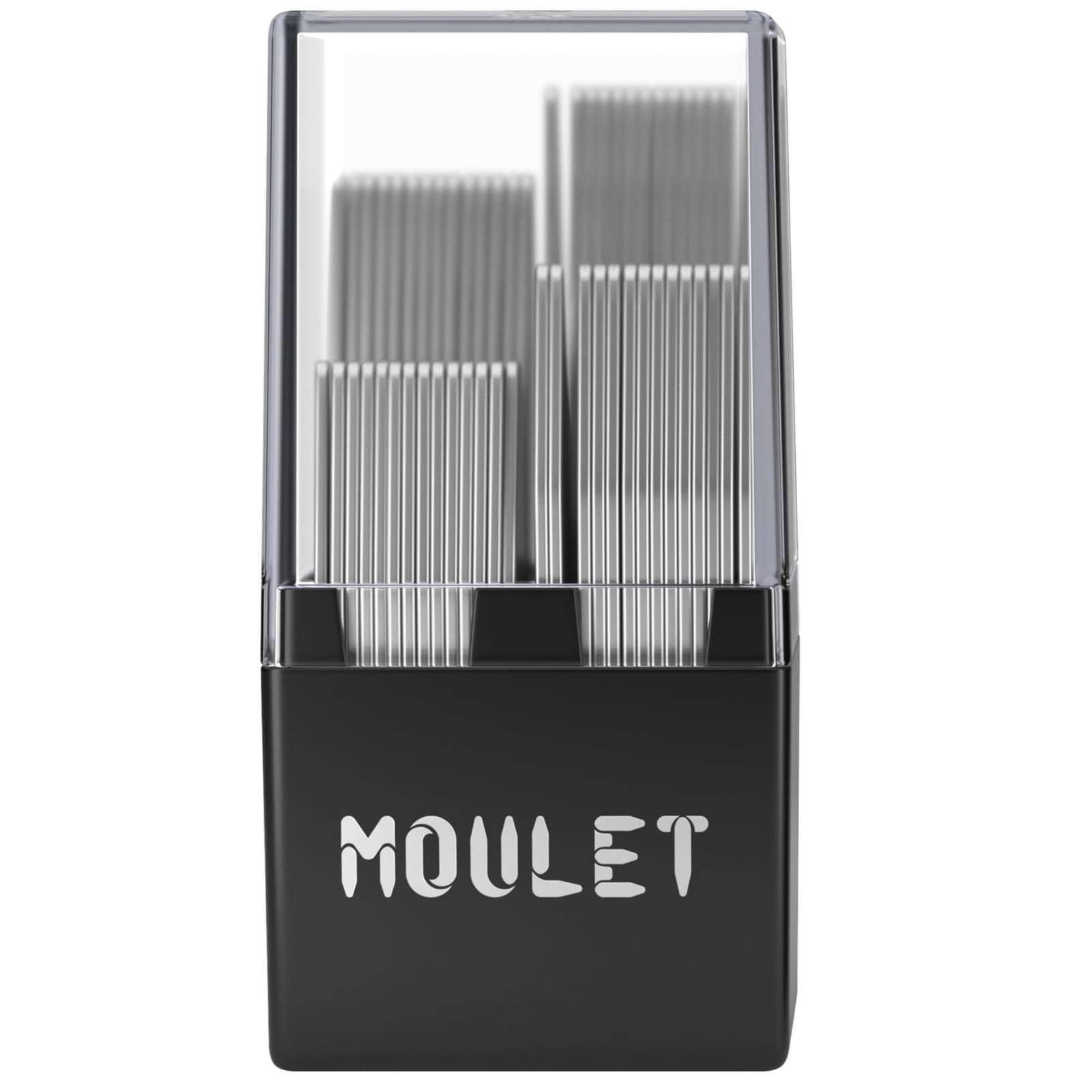 Collar Stays – 56-Piece Set in 4 Sizes with Precision Case – Gift for Shar