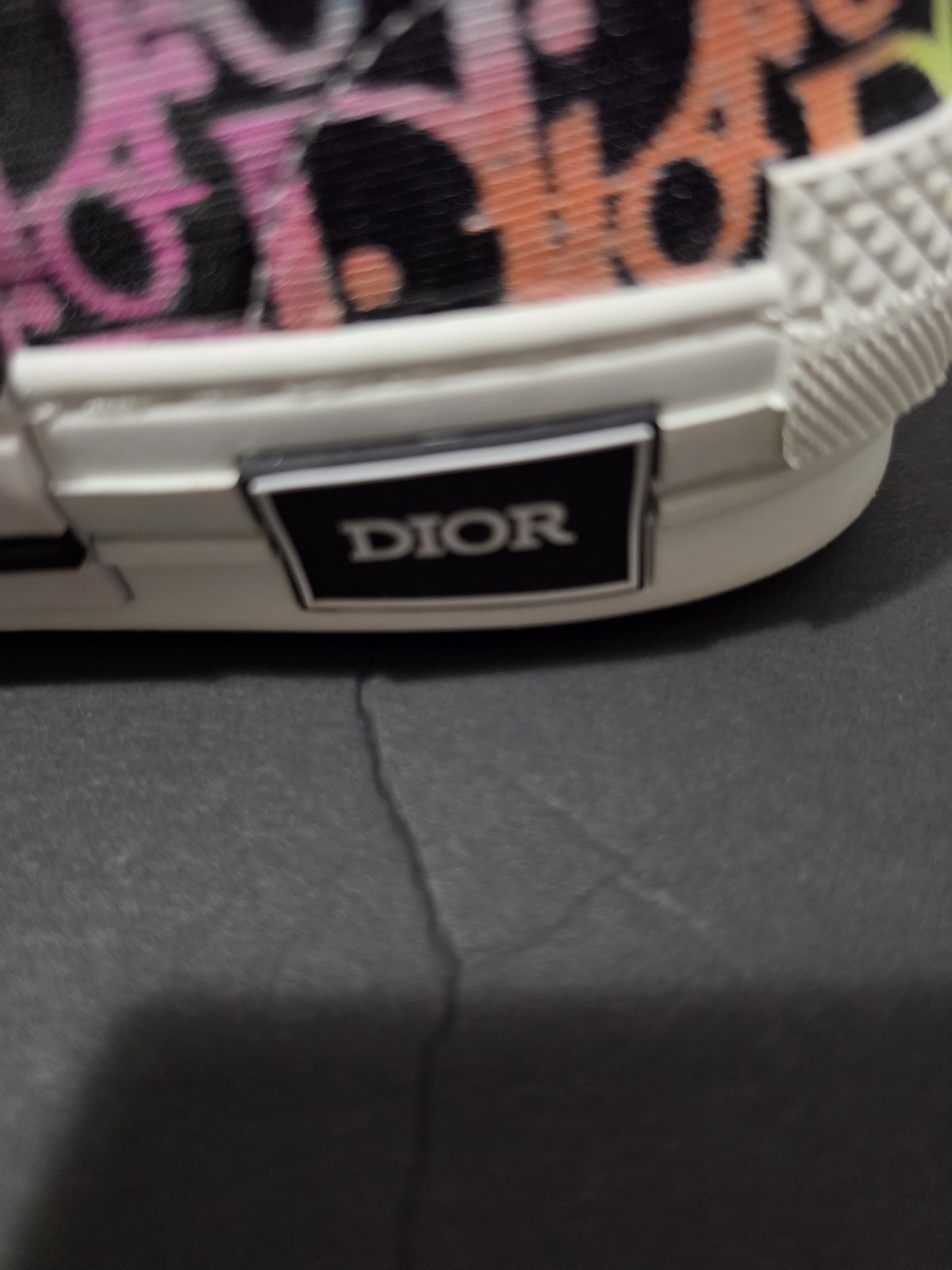 Sz 9 Men’s Dior B23 Multicolor Oblique Low Trainers Sneakers sz 42 Multicolor