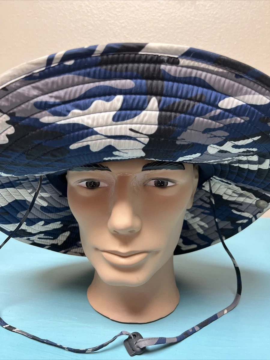 Men’s Outdoor Camouflage Wide Brim Sun Bucket Fishing Hiking Hat. No Brand