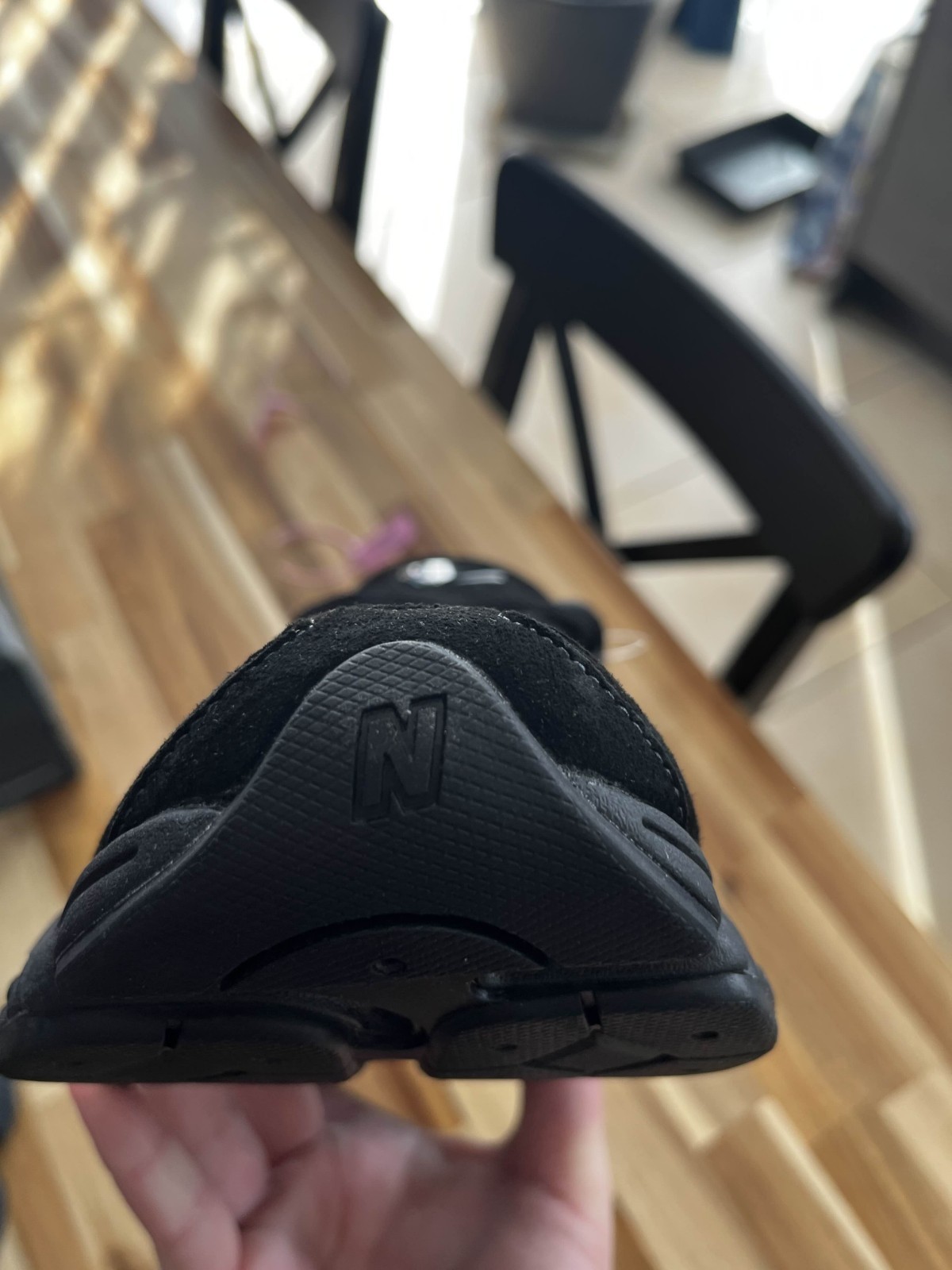 US Size 9.5 – New Balance 9060 Triple Black Suede
