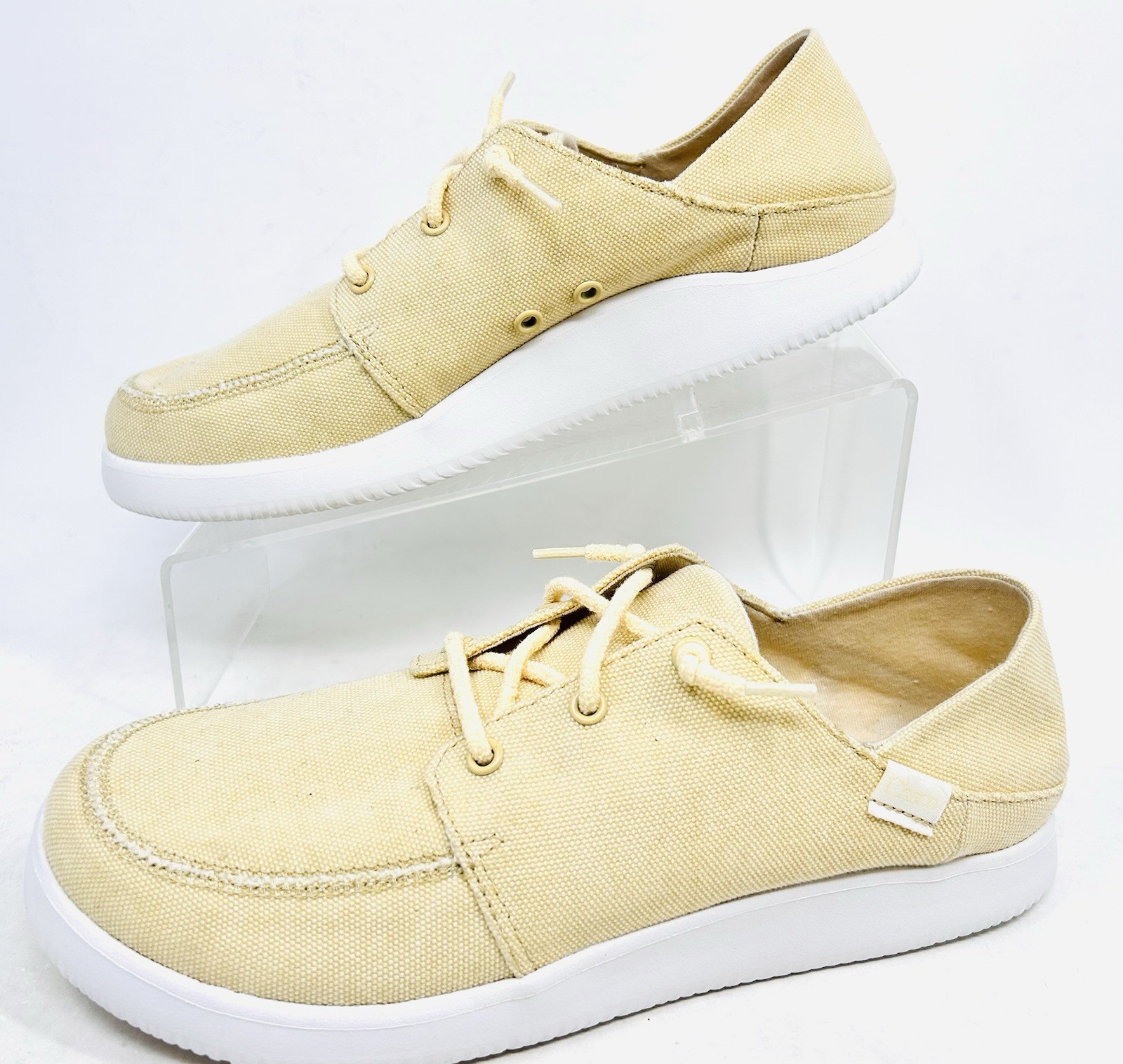 Chaco Chillos Vanilla Canvas Summer Melon Slip-ons Women’s size 9 New