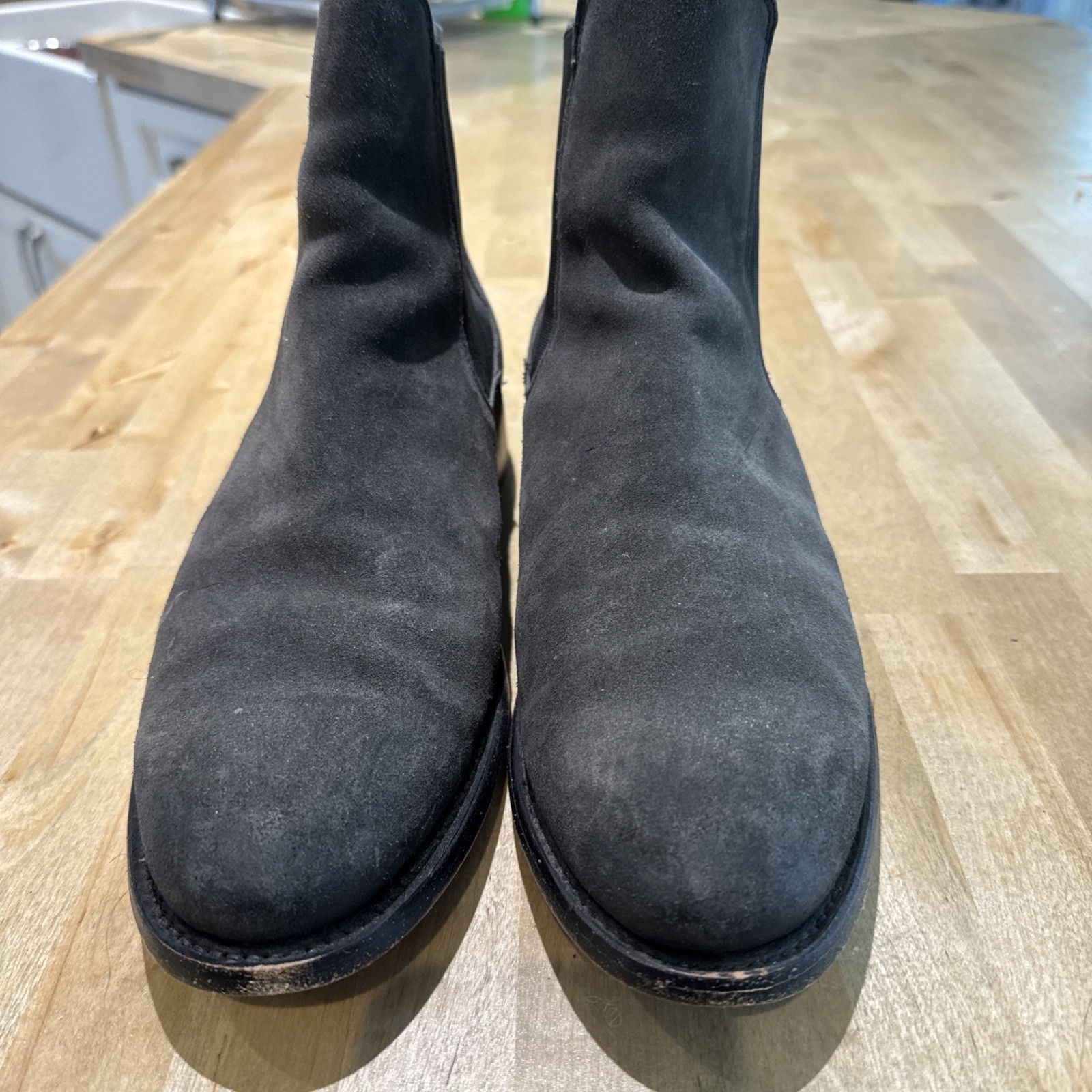 Thursday Boot Company Cavalier Men’s Chelsea Boot, Size 11 Grey suede