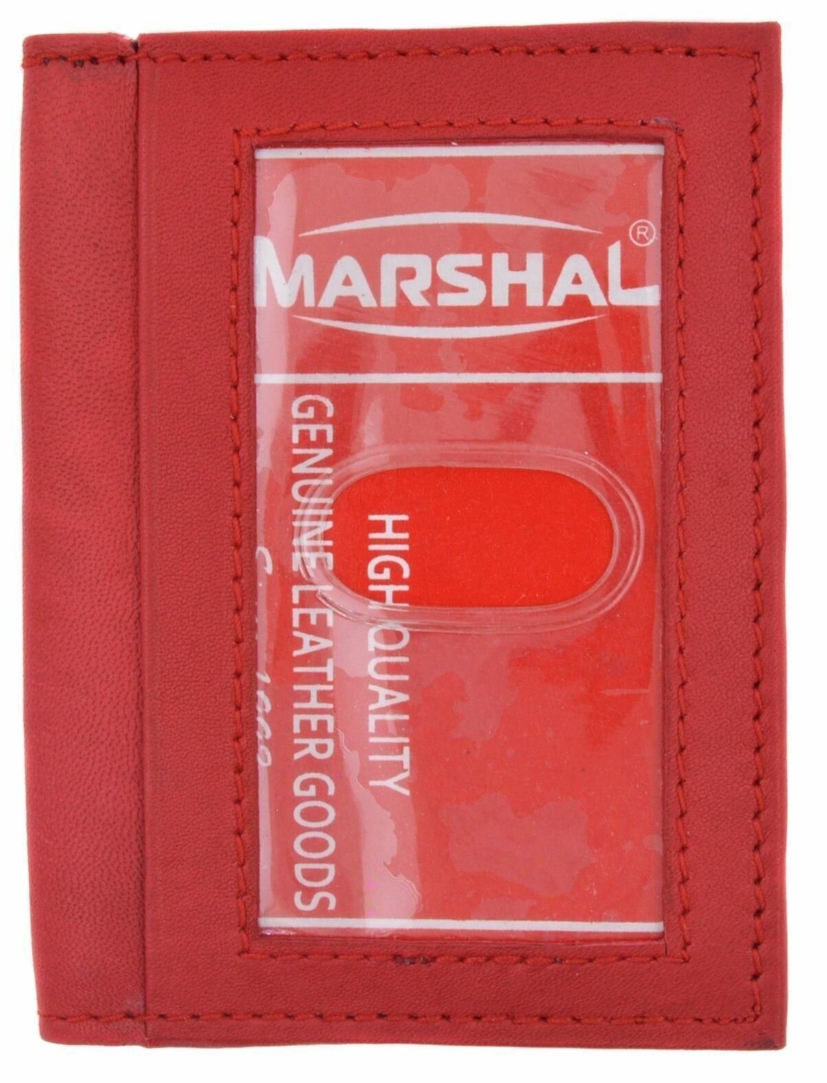 Mens Wallet Bifold Leather Slim Mini Credit Card ID Holder with Front ID Window