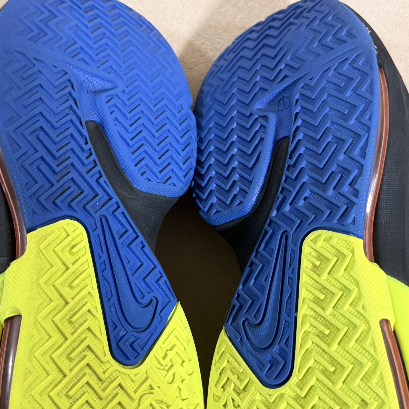Nike Lebron 6 Witness Blue Black Neon DD0423-405 GS 5.5Y Basketball Shoes