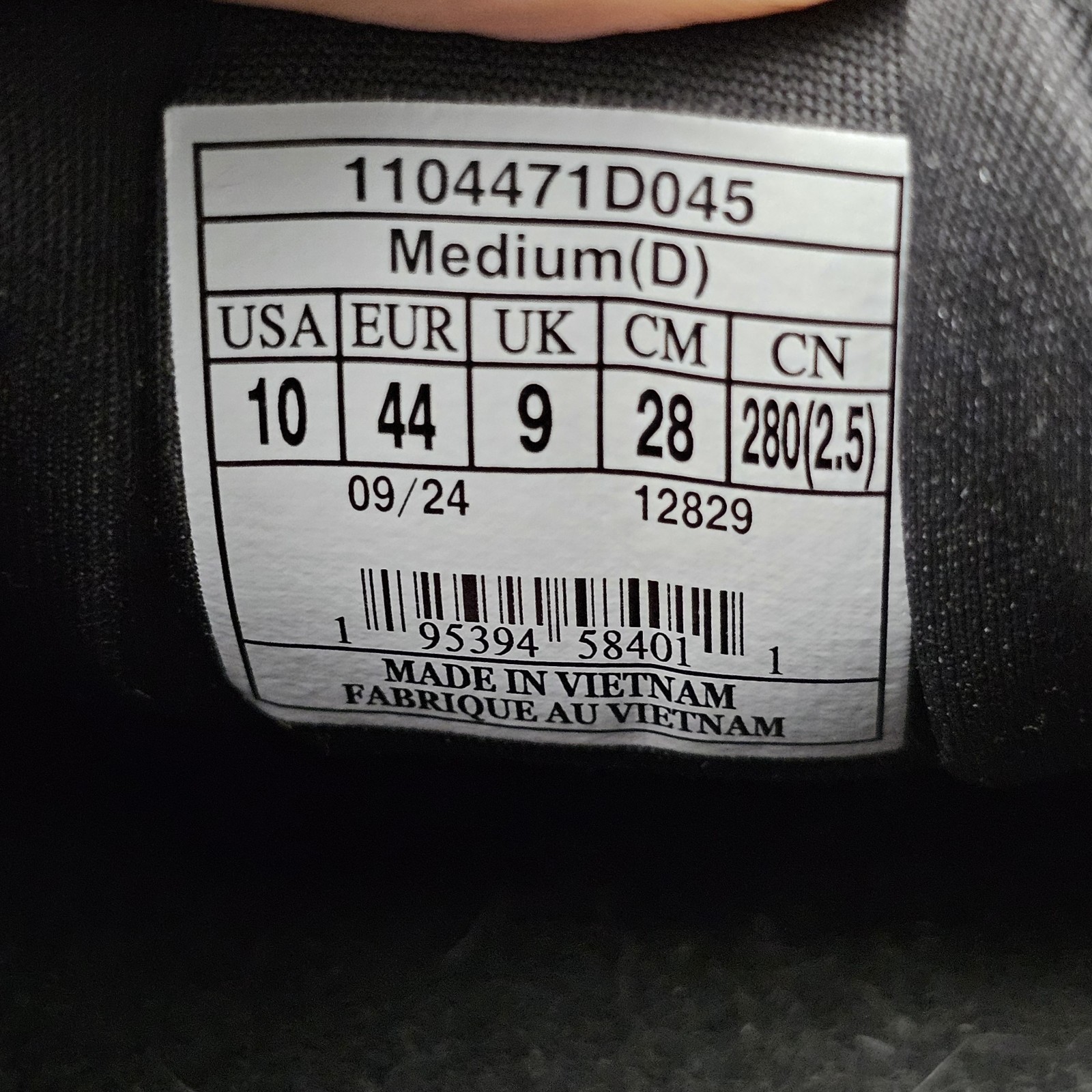 Brooks Glycerin Max Men’s Size 10 Running Shoes Black Lace Up Athletic Sneakers