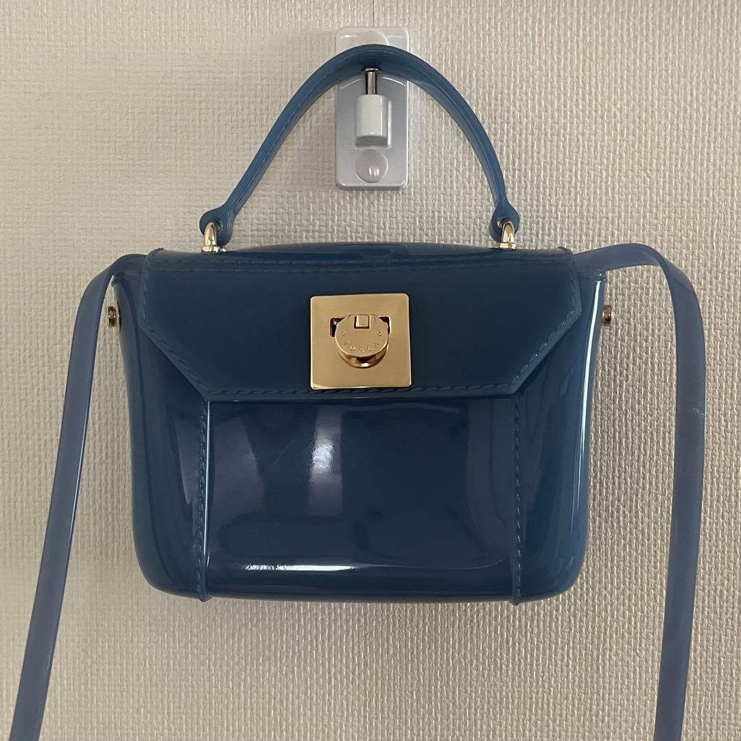 FURLA Candy Bag Mini 2Way Jelly PVC Crossbody Handbag Authentic item from Japan