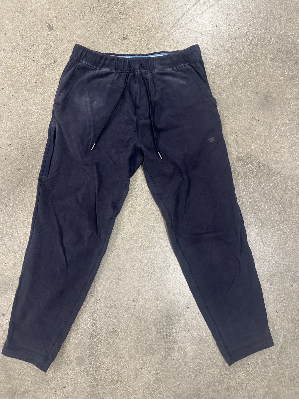 Mack Weldon Joggers Mens Sz M (Fits30x27)Blue Sweatpants For Daily Wear Tapered