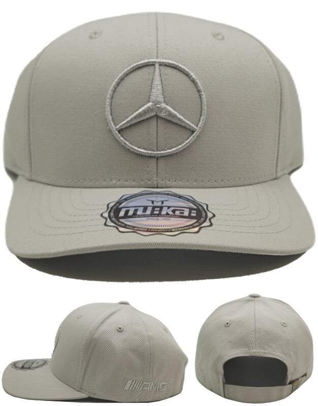 Mercedes-Benz New MUKA Car AMG German Luxury Cars Gray Era Strapback Hat Cap