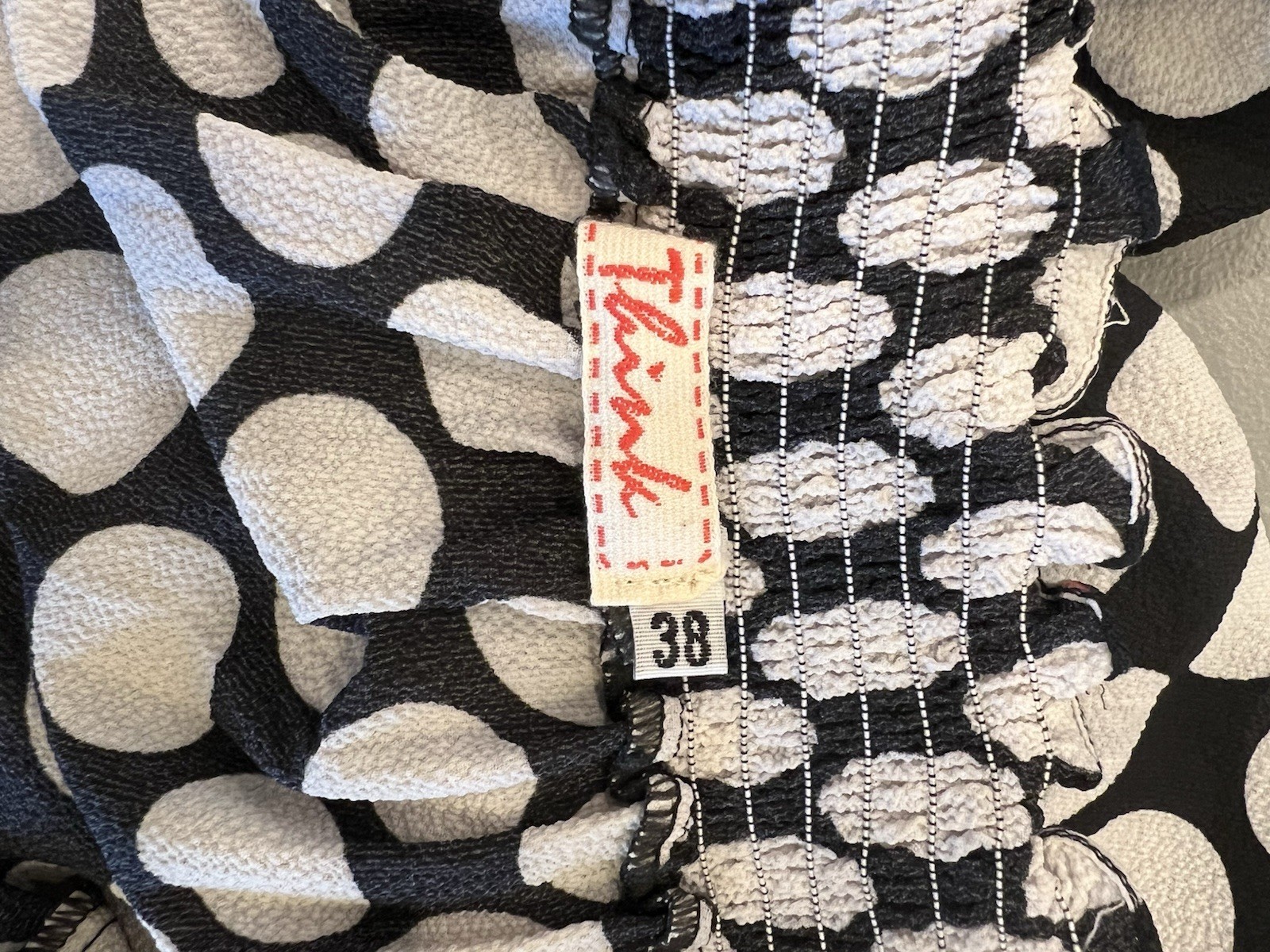 Think Black And White Polka Dot Off Shoulder Maxi Dress