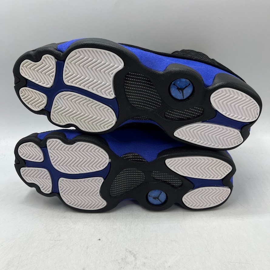 Jordan 13 Retro Black Hyper Royal Blue Sneakers 884129-040 Size US 7Y New