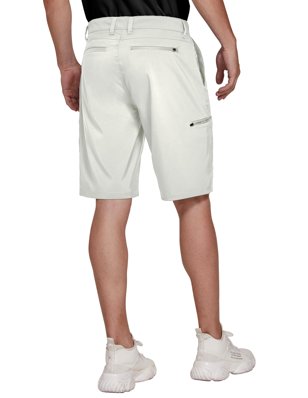 Men’s Golf Shorts Stretch Chino Lightweight Quick Dry Flat Front Work Half Pants