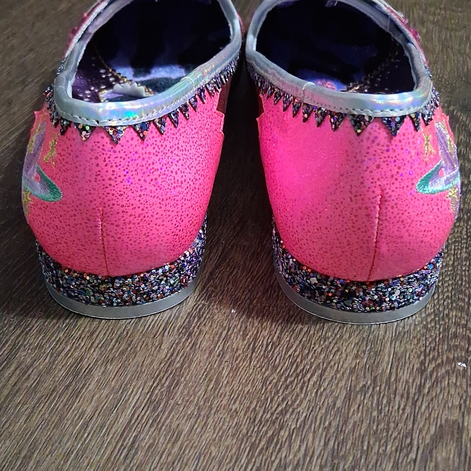 Irregular Choice“We Come In Peace Pouch with matching shoes (flats)