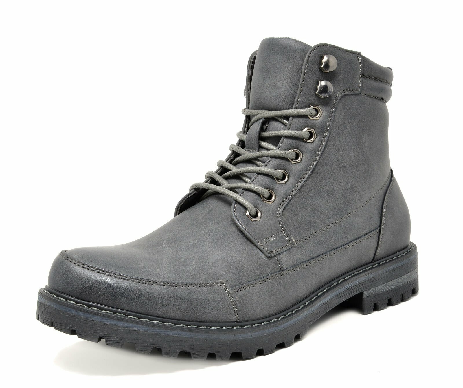 Men’s Military Motorcycle Combat Ankle Leather Boots Dress Shoes US Size 6.5-15