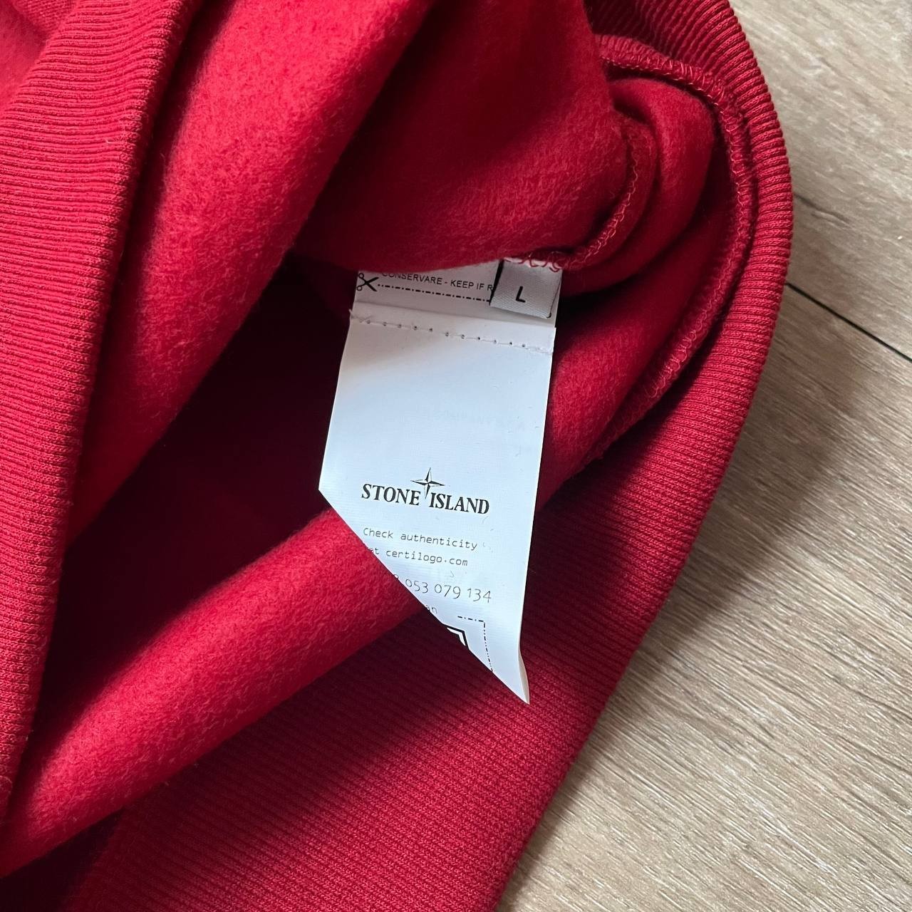 stone island jumper L Red