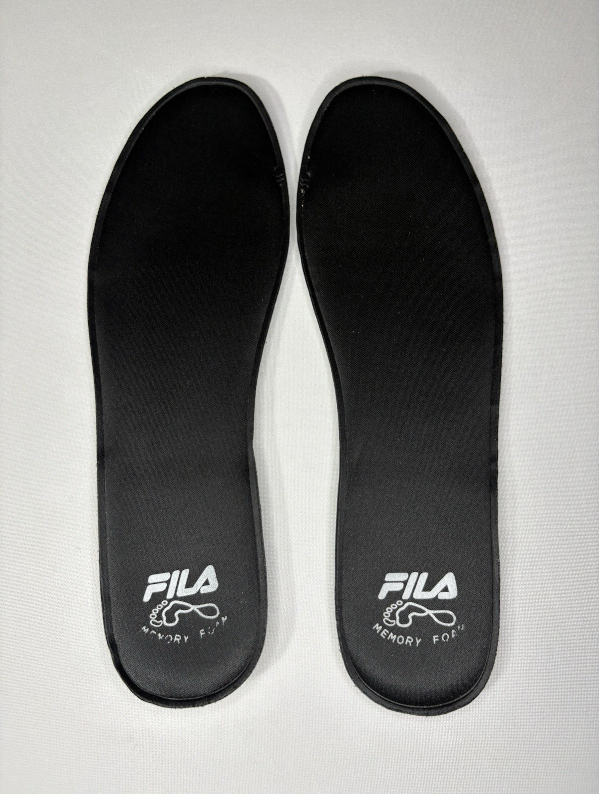 Two Pair FILA Memory Foam Shoe Insoles All Day Comfort Footbed Inserts Size 11.5