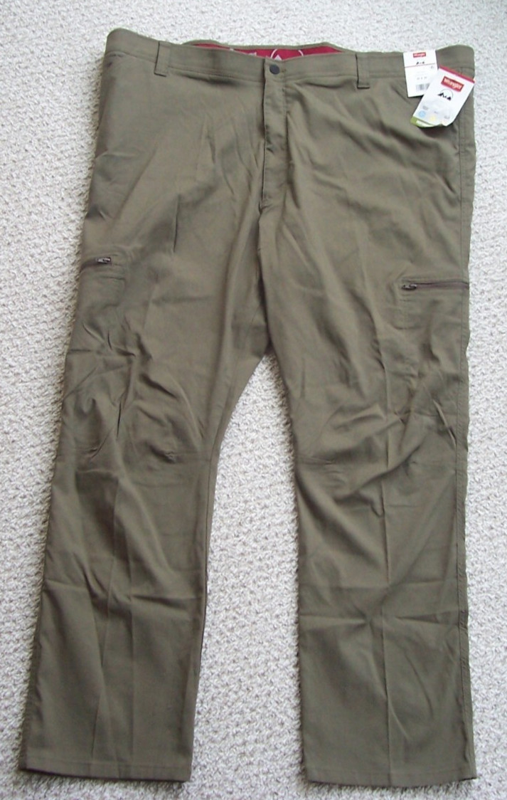 Wrangler Men’s Performance Cargo Pants Flex For Comfort Flex Waistband 50×30 New