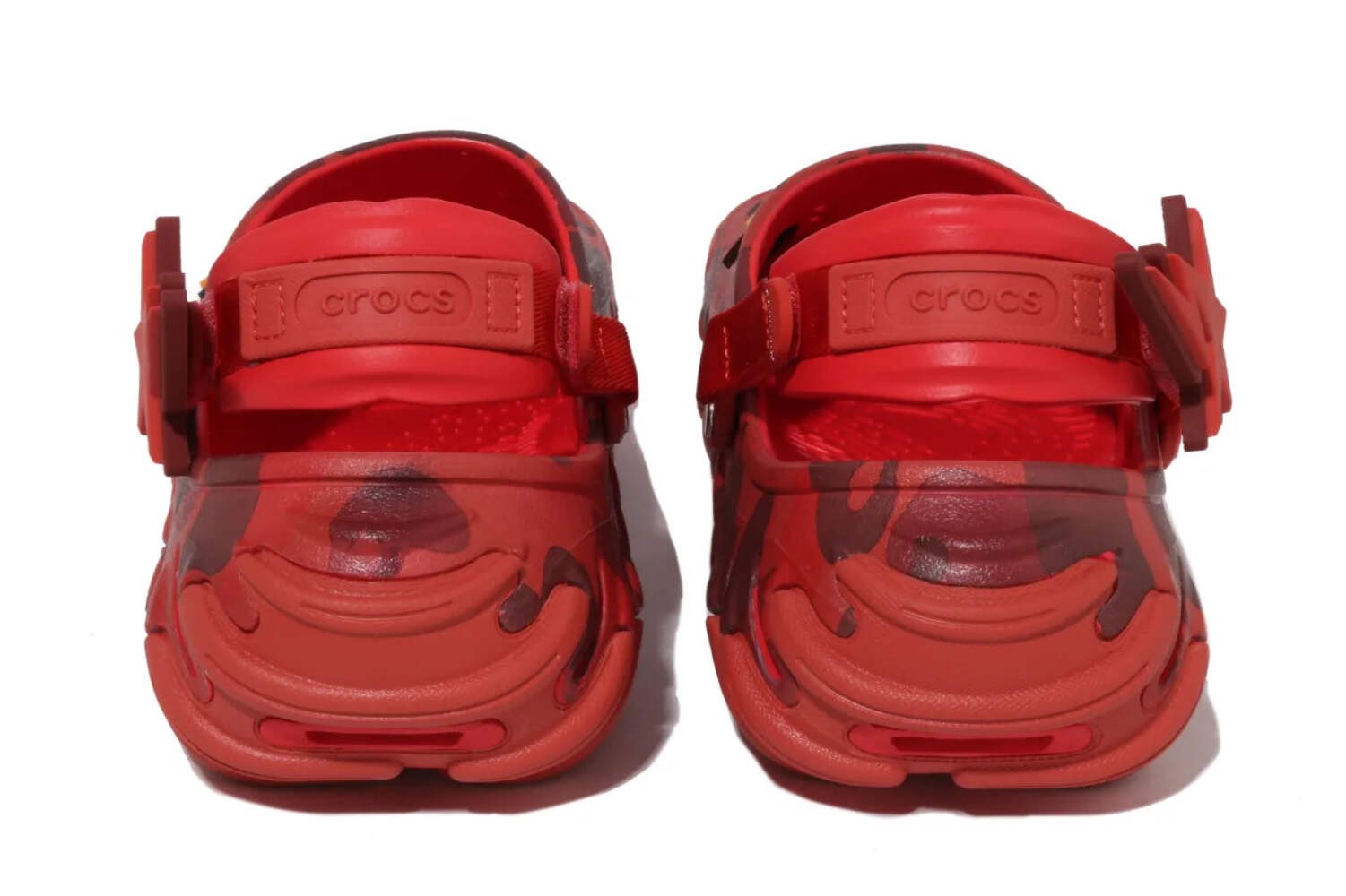213140 8C1 Crocs Echo RO Clog Bape Flame Camo