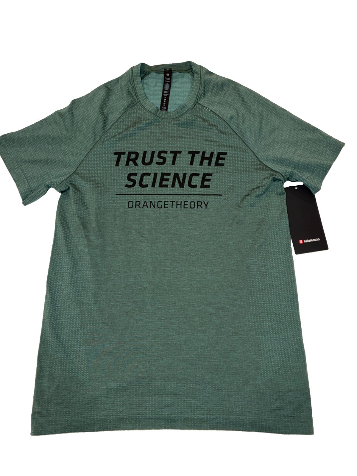 Lululemon Orangetheory Fitness Trust The Science Graphic Metal Vent Tech Shirt S