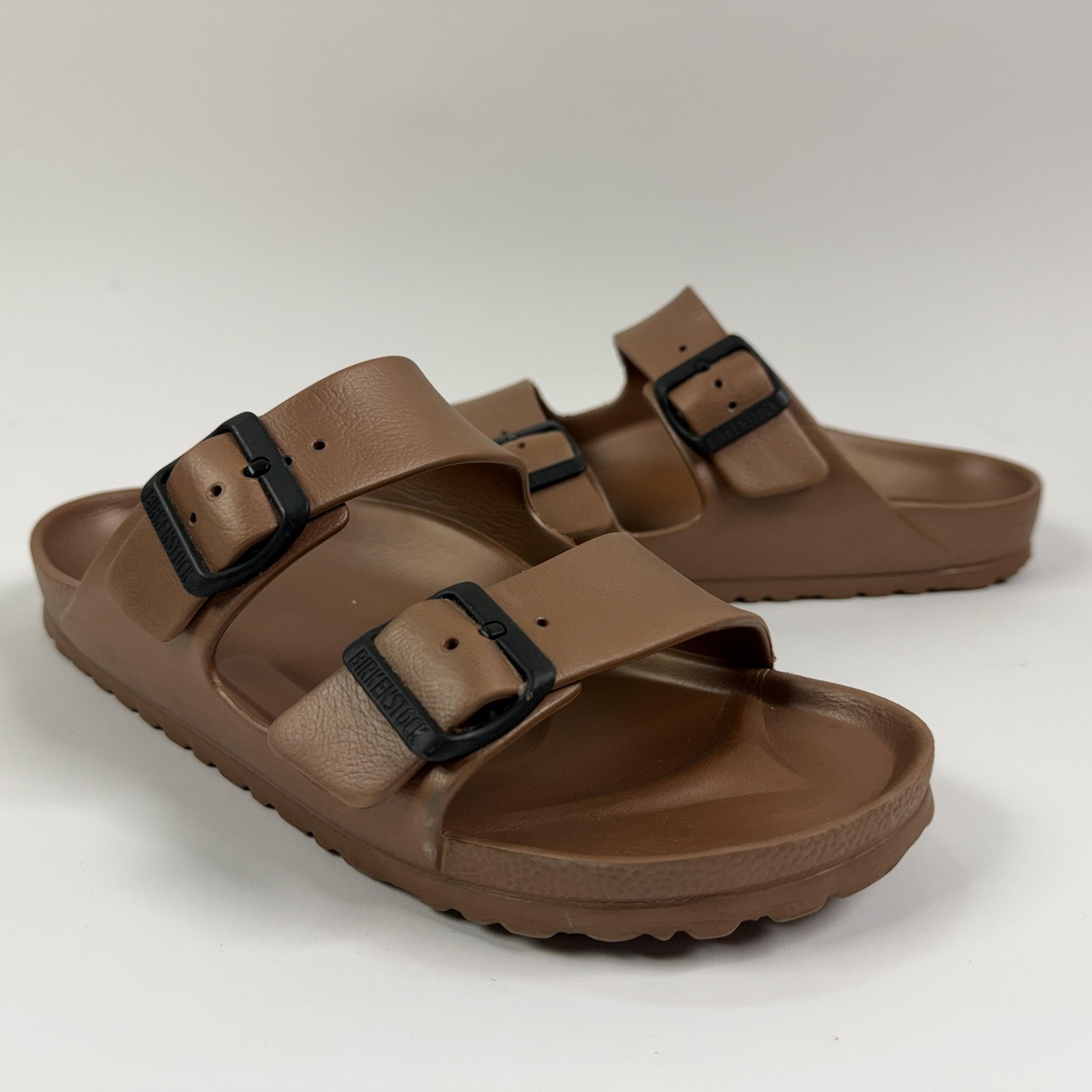 Birkenstock Arizona EVA Sandals Womens Size 8 Brown Slide Waterproof EU 39