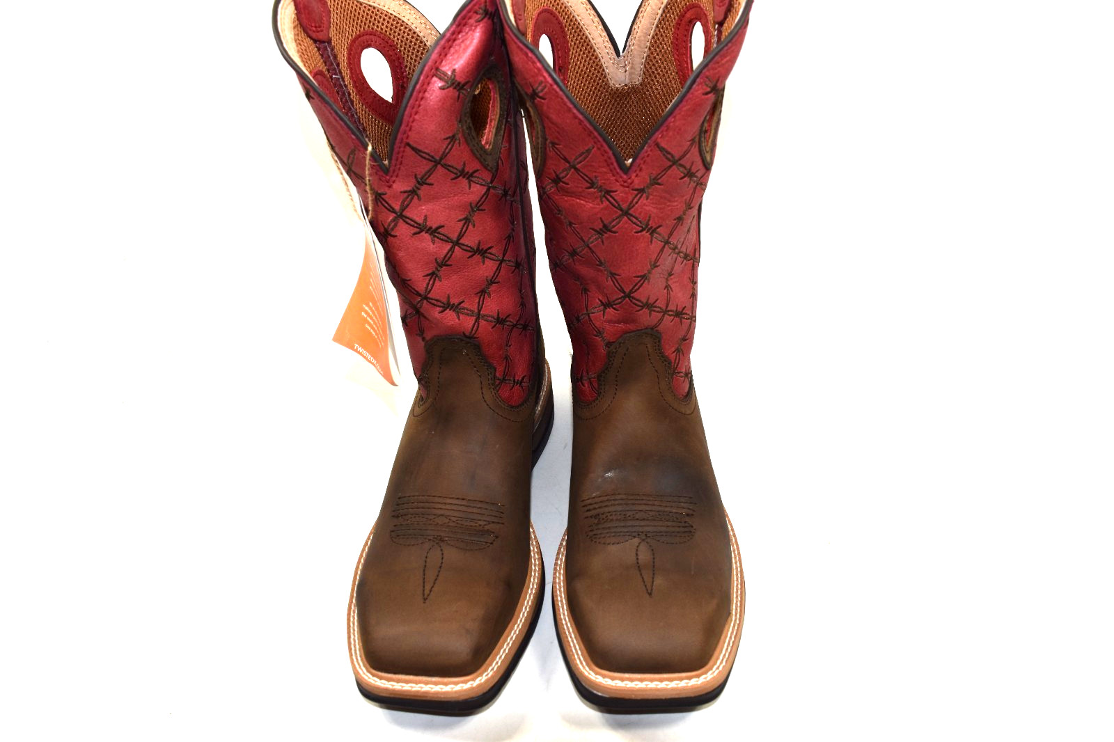 Twisted X Men’s 8 D Lite Western Work Boot Alloy Toe MLCA005 MEMORY FOAM FOOTBED