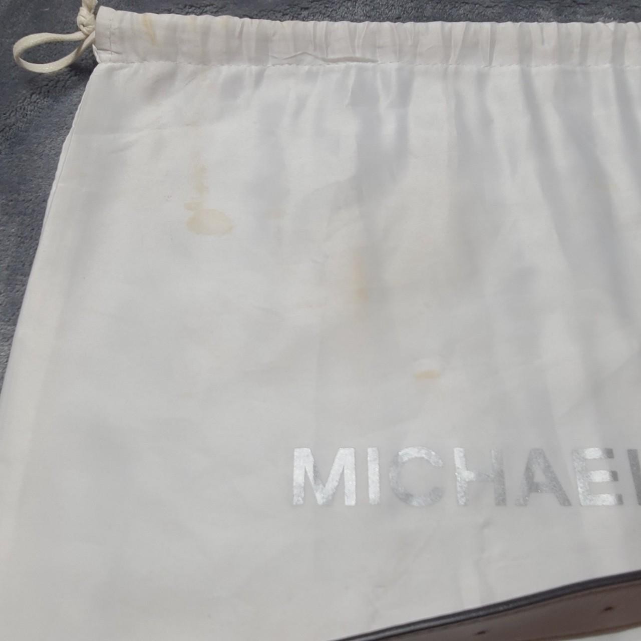 Michael Kors Brown Monogram Belt Bag /Fanny Pack Gold Zip Adjustable Strap