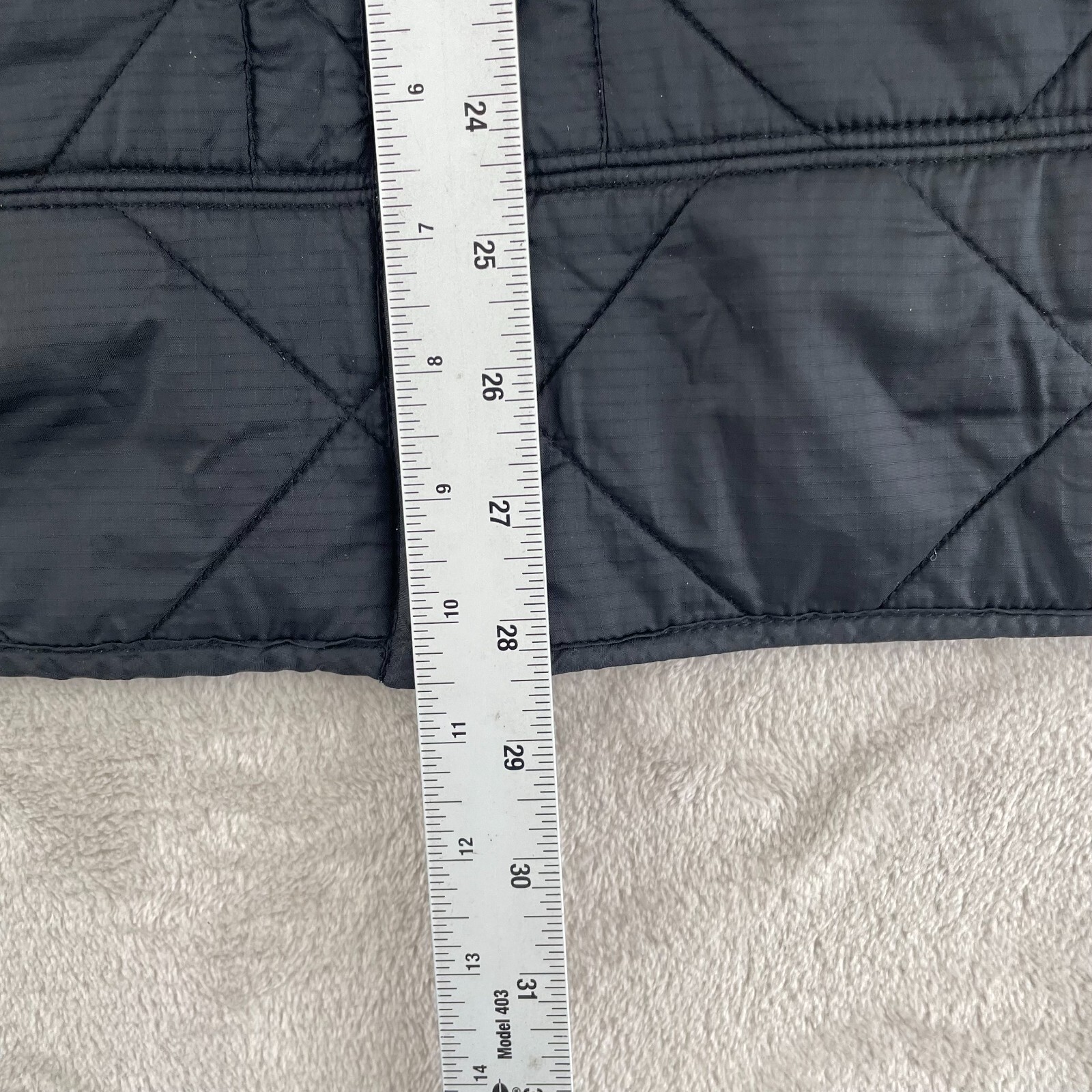 Vintage Gap Quilted Bomber Jacket Men Medium Black Full Zip Puffer Y2K