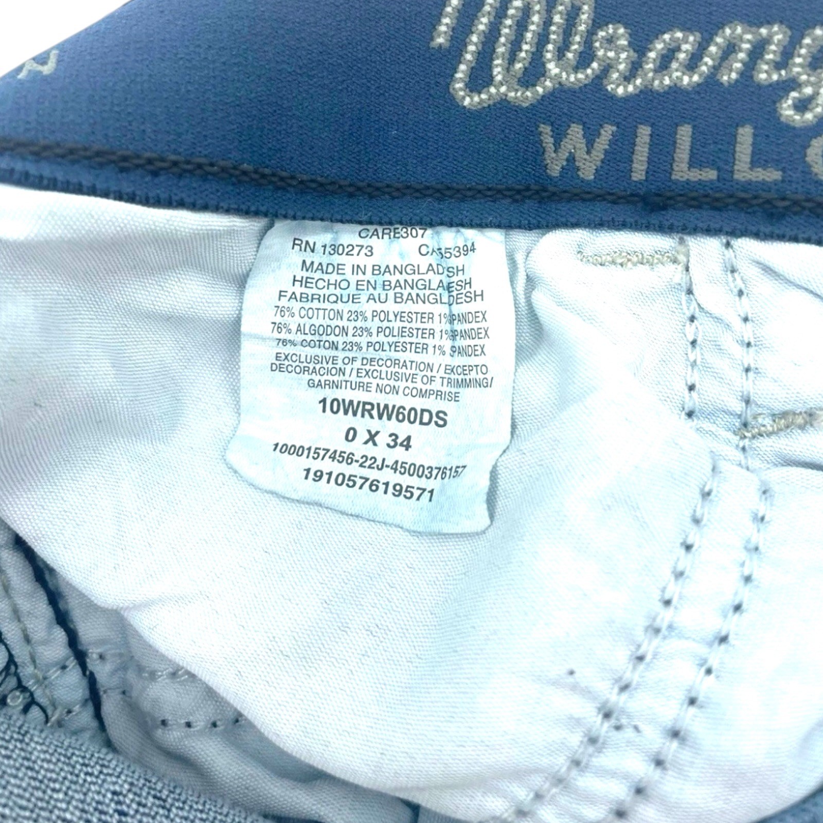 Wrangler Willow Riding Jeans 0x34 Bootcut Western Stretch Denim NWOT