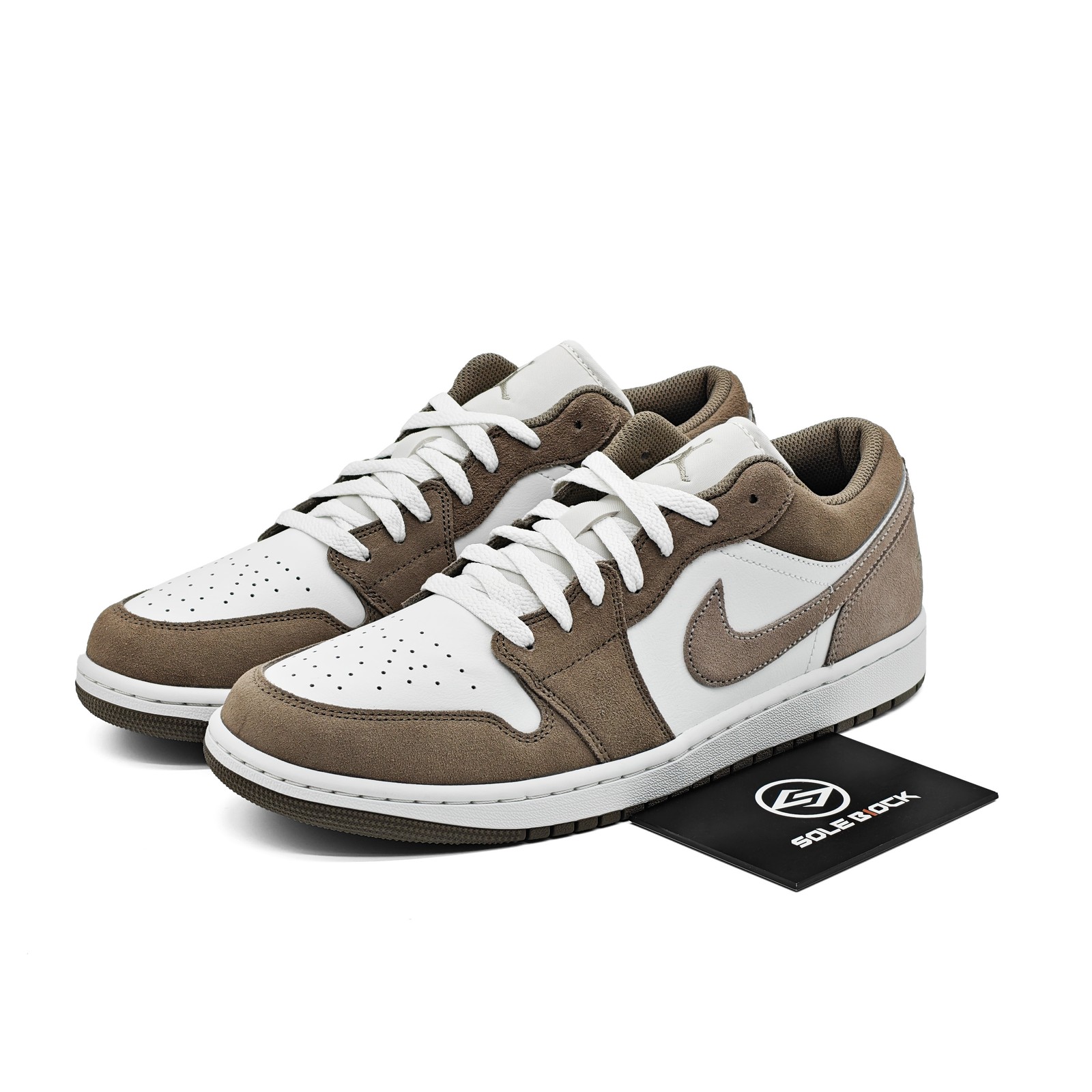 Air Jordan 1 Low Suede “Olive Grey” 553558-046