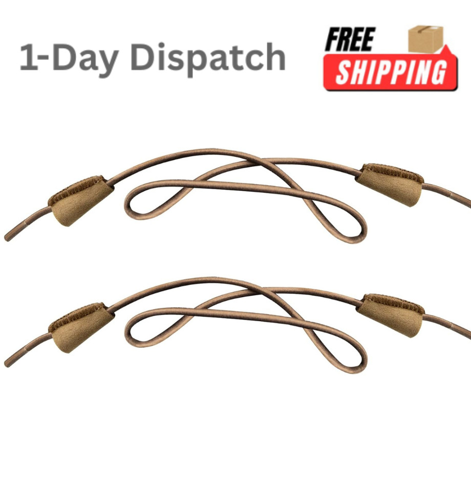 Endoto Shoelaces for Hey Dude Elastic Strings Replacement Laces Brown