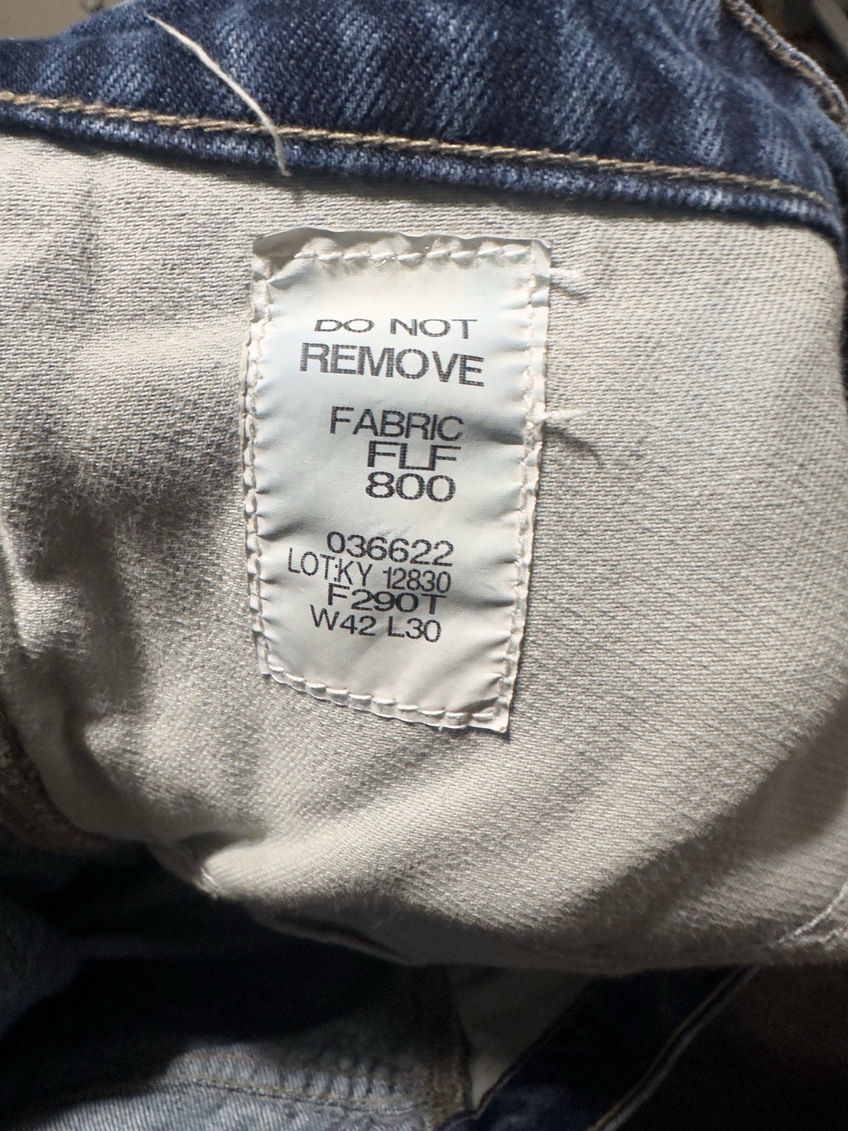 Tyndale FR Flame Resistant Blue Denim Pants W42 L30
